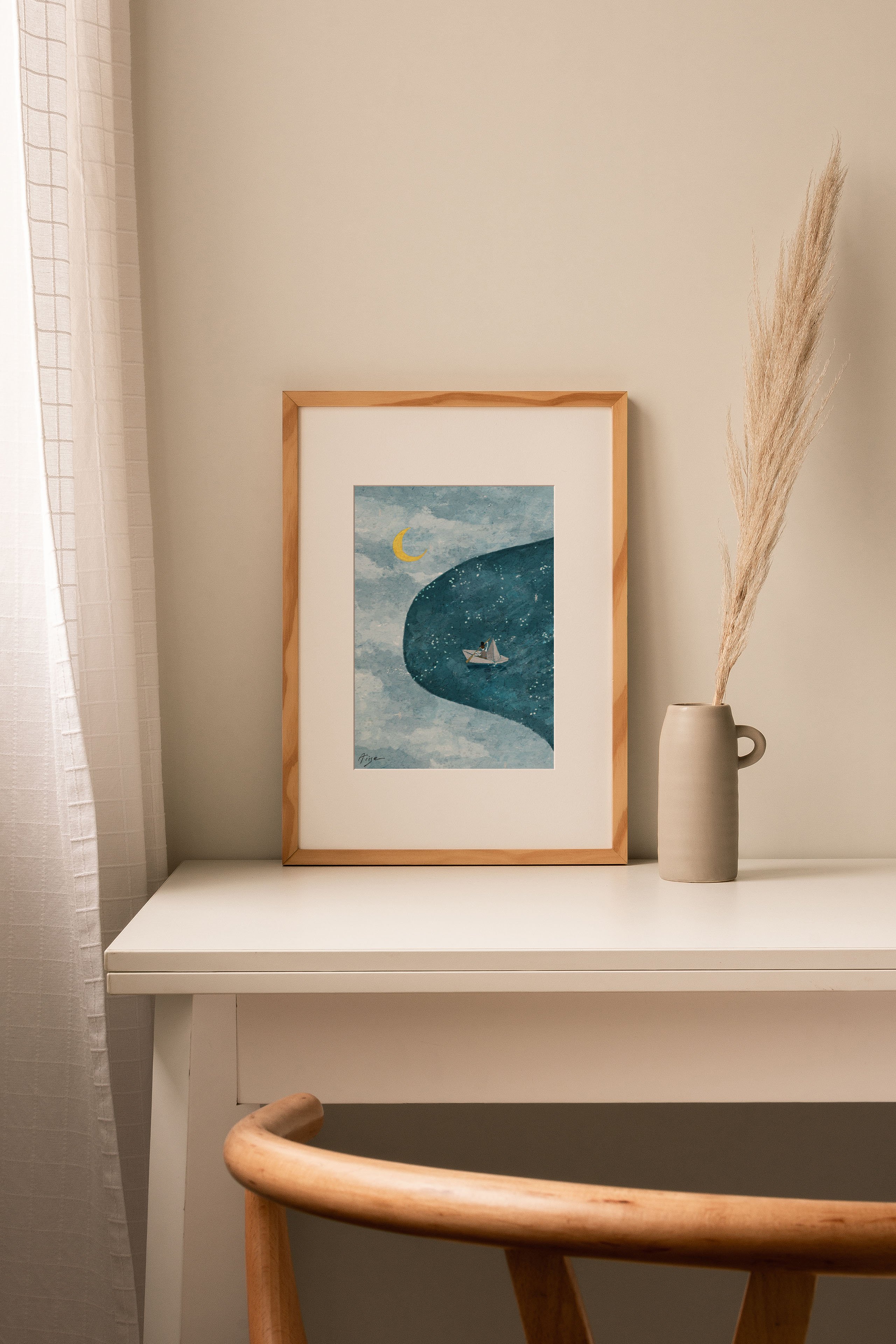 畫一首歌：離人｜藝術微噴裝飾畫