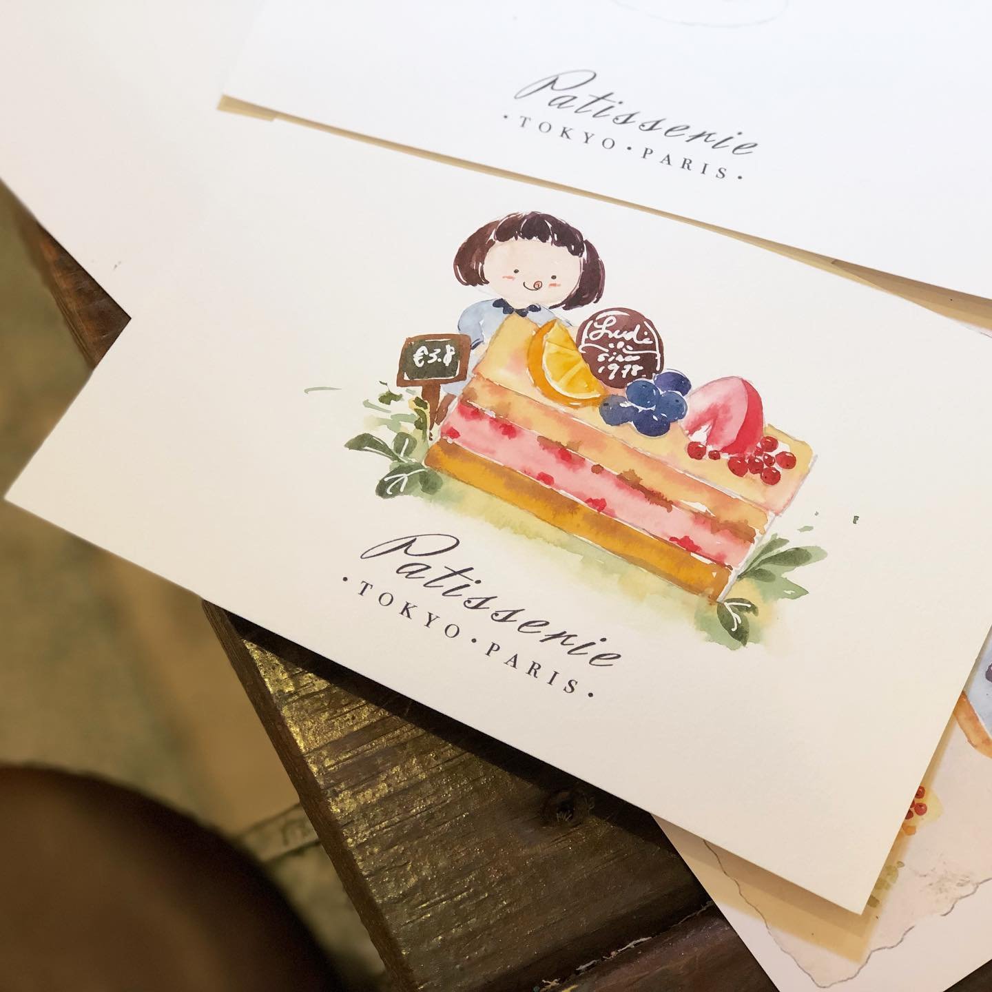 東京巴黎甜點｜Ariselin Design 水彩課｜