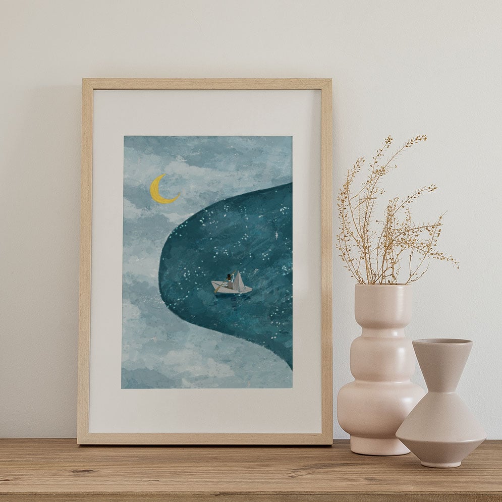 畫一首歌：離人｜藝術微噴裝飾畫