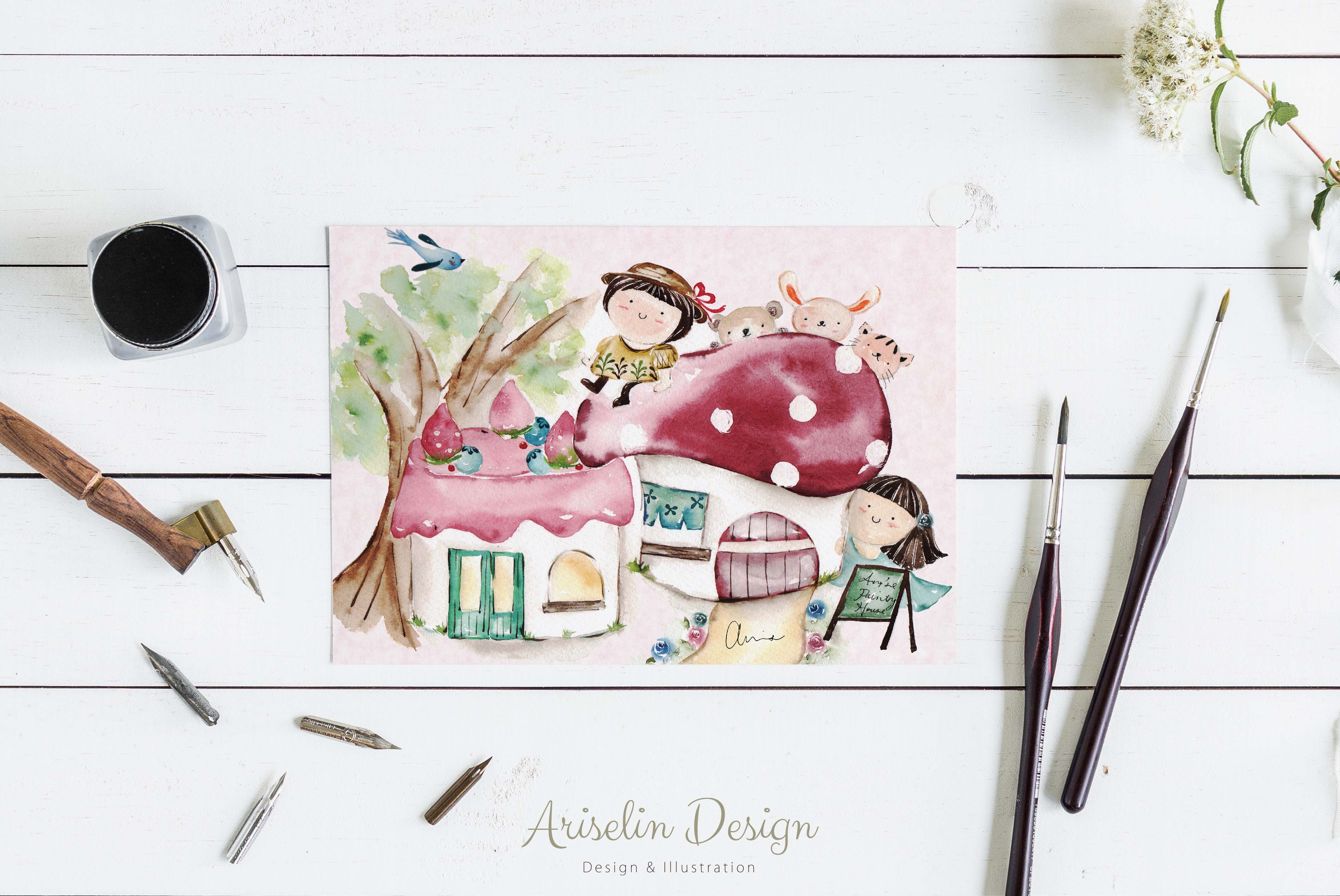 想去的地方｜Ariselin Design 明信片｜