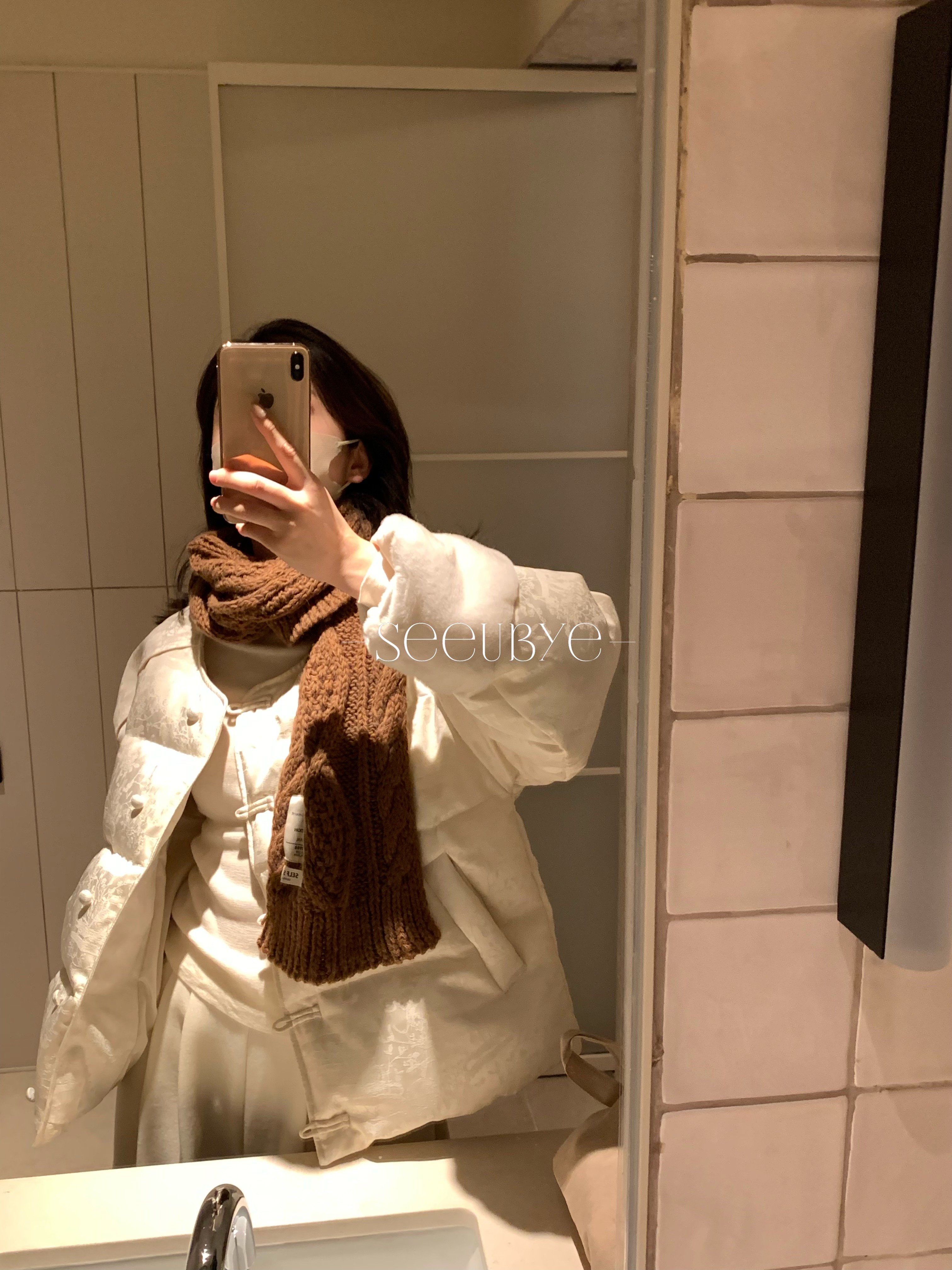 新中式清冷羽絨外套