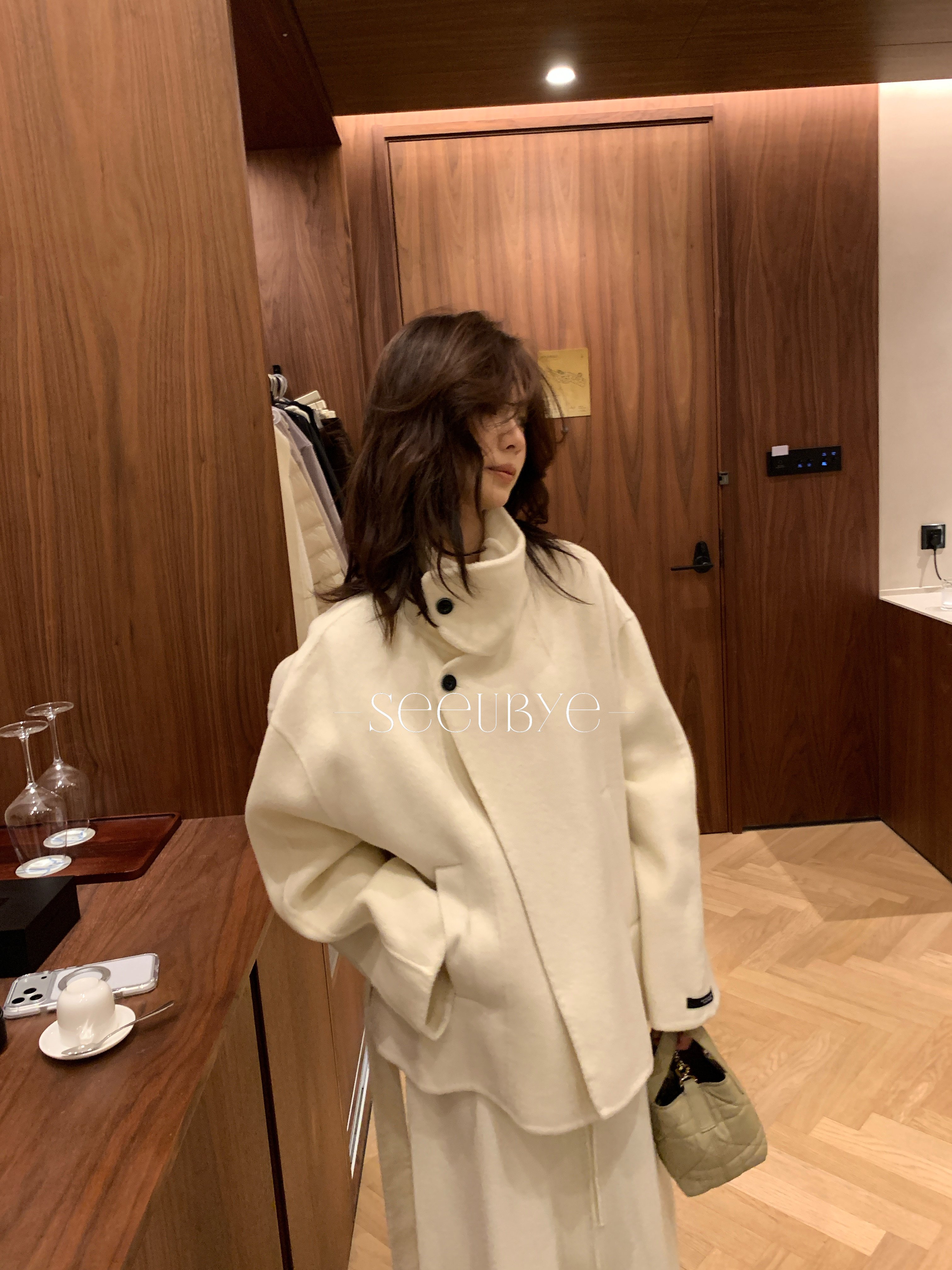 黑標線/我的人生雙面羊絨大衣