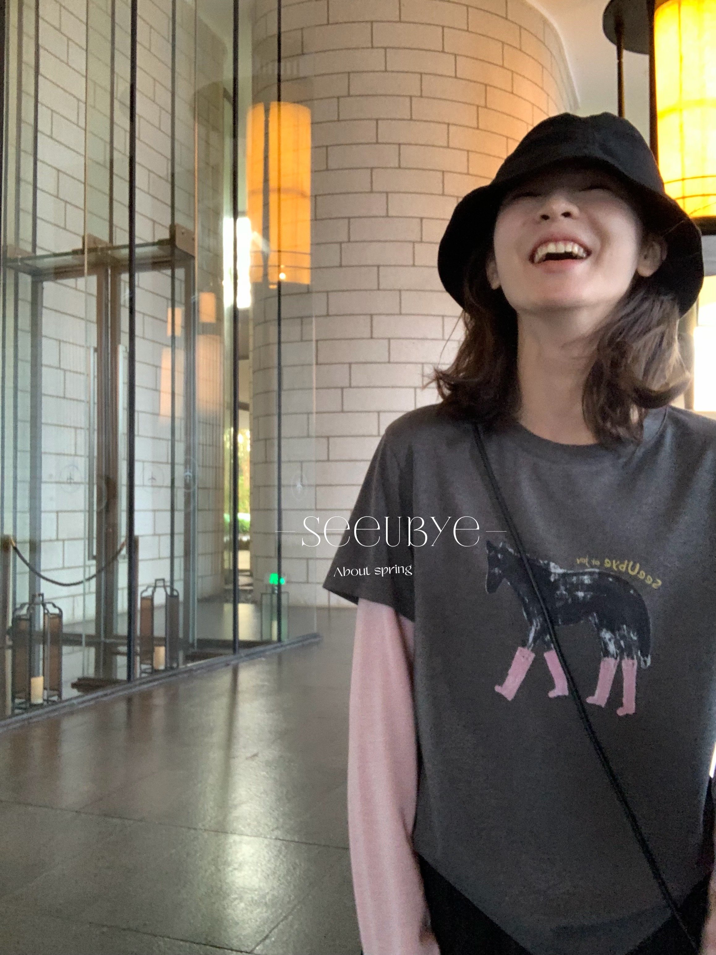 印seeubye 的防曬馬tee