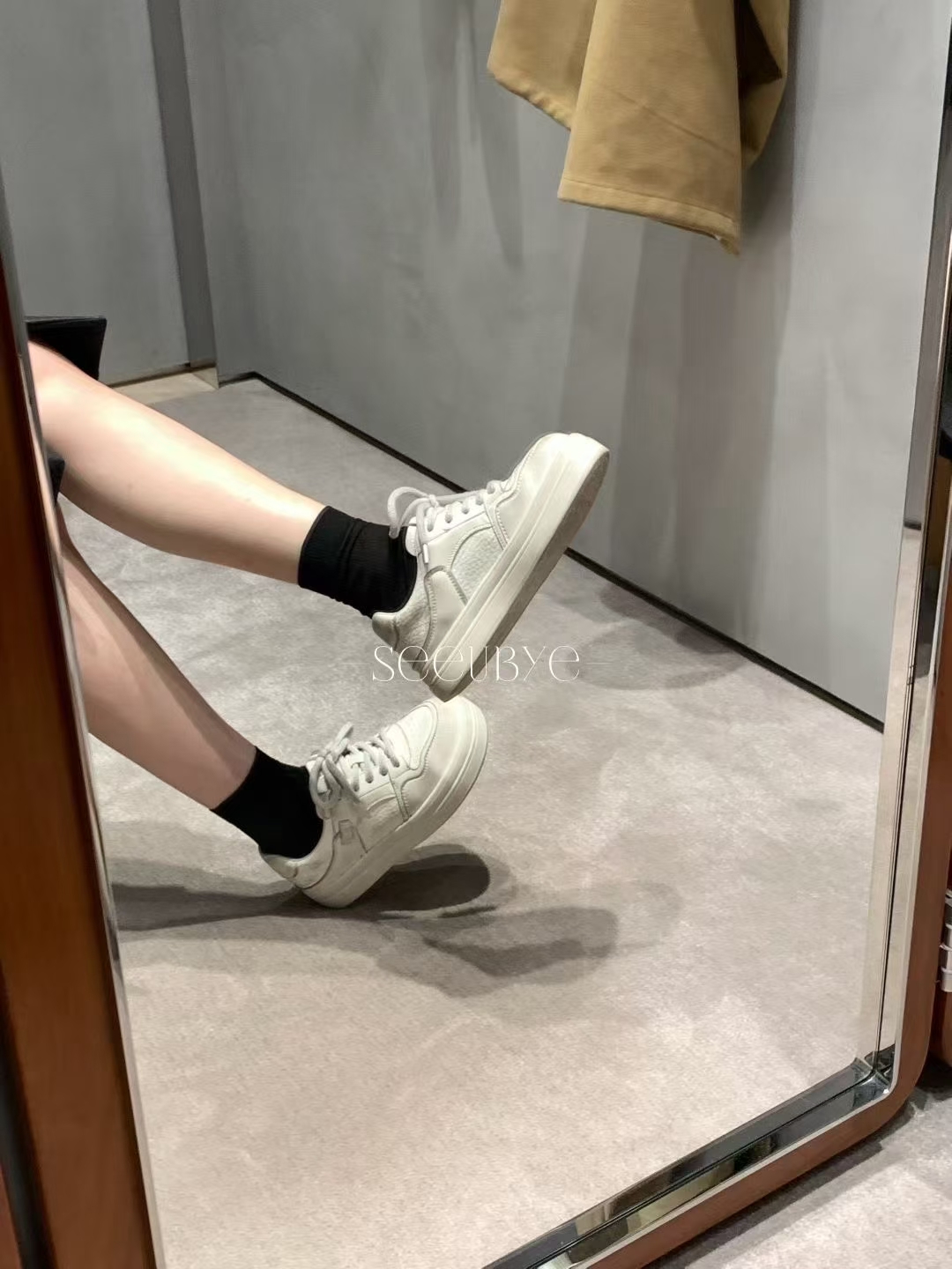 穿了2個月才分享｜高端版二層牛皮小白鞋