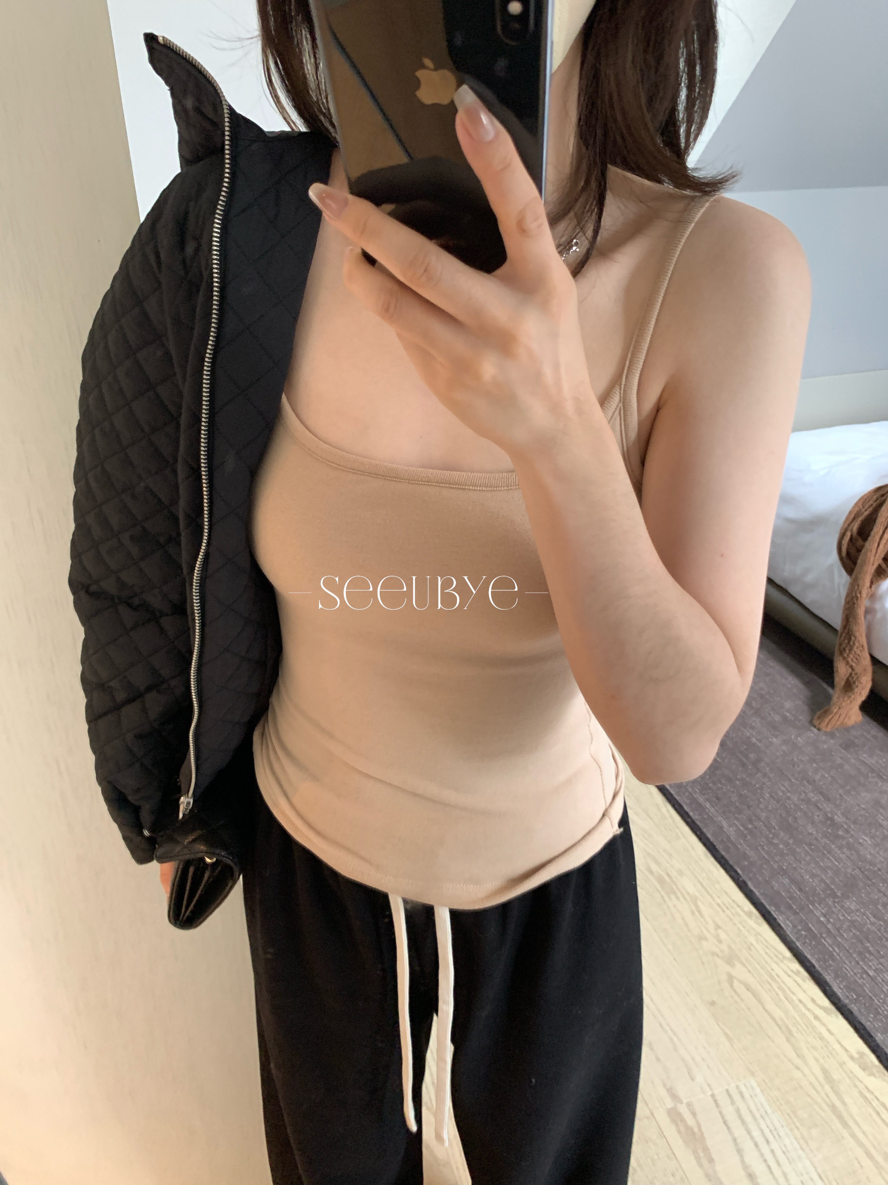 一直在穿的磨毛吊帶 bra