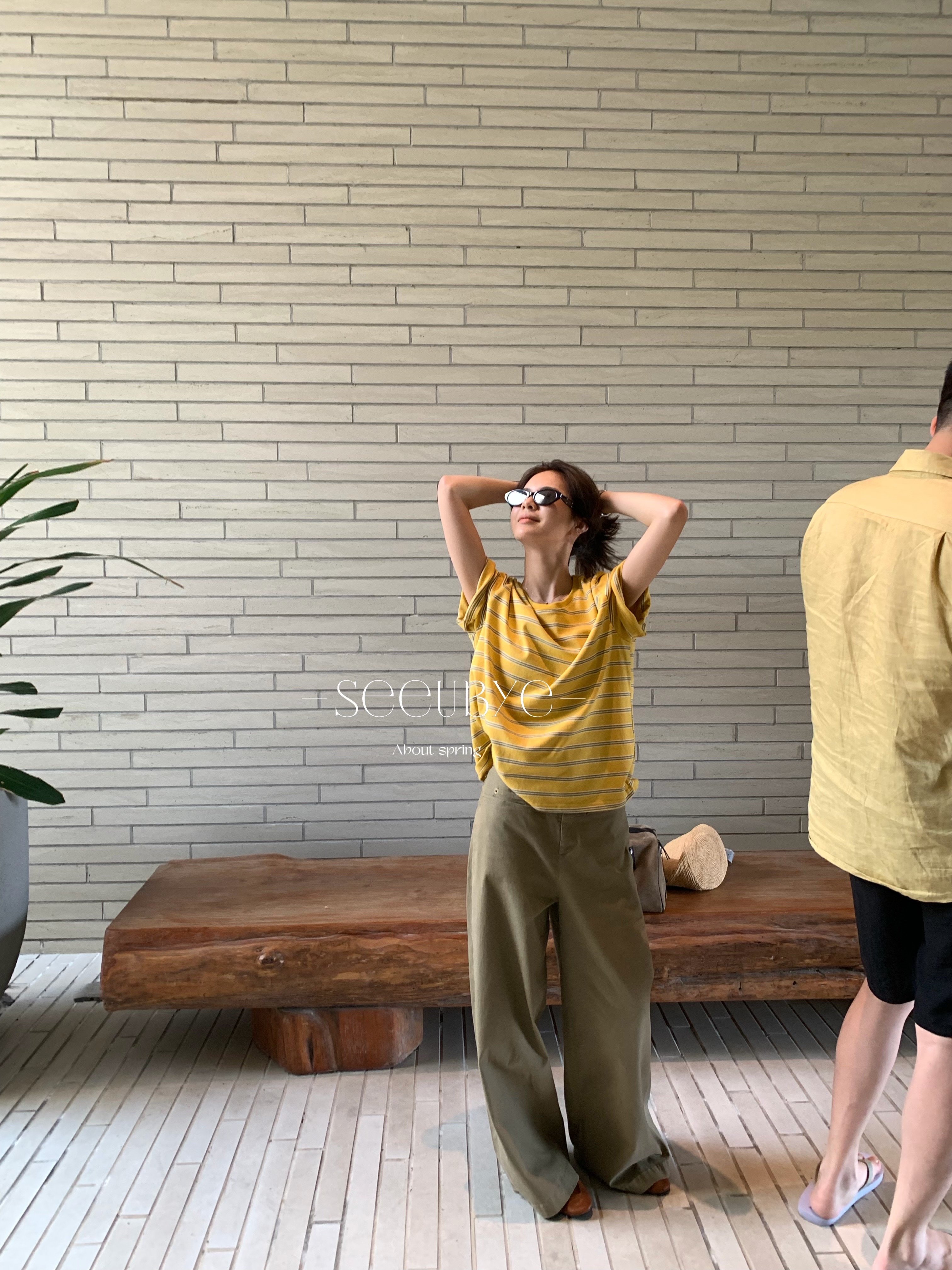 咖調工裝水洗軟牛仔褲