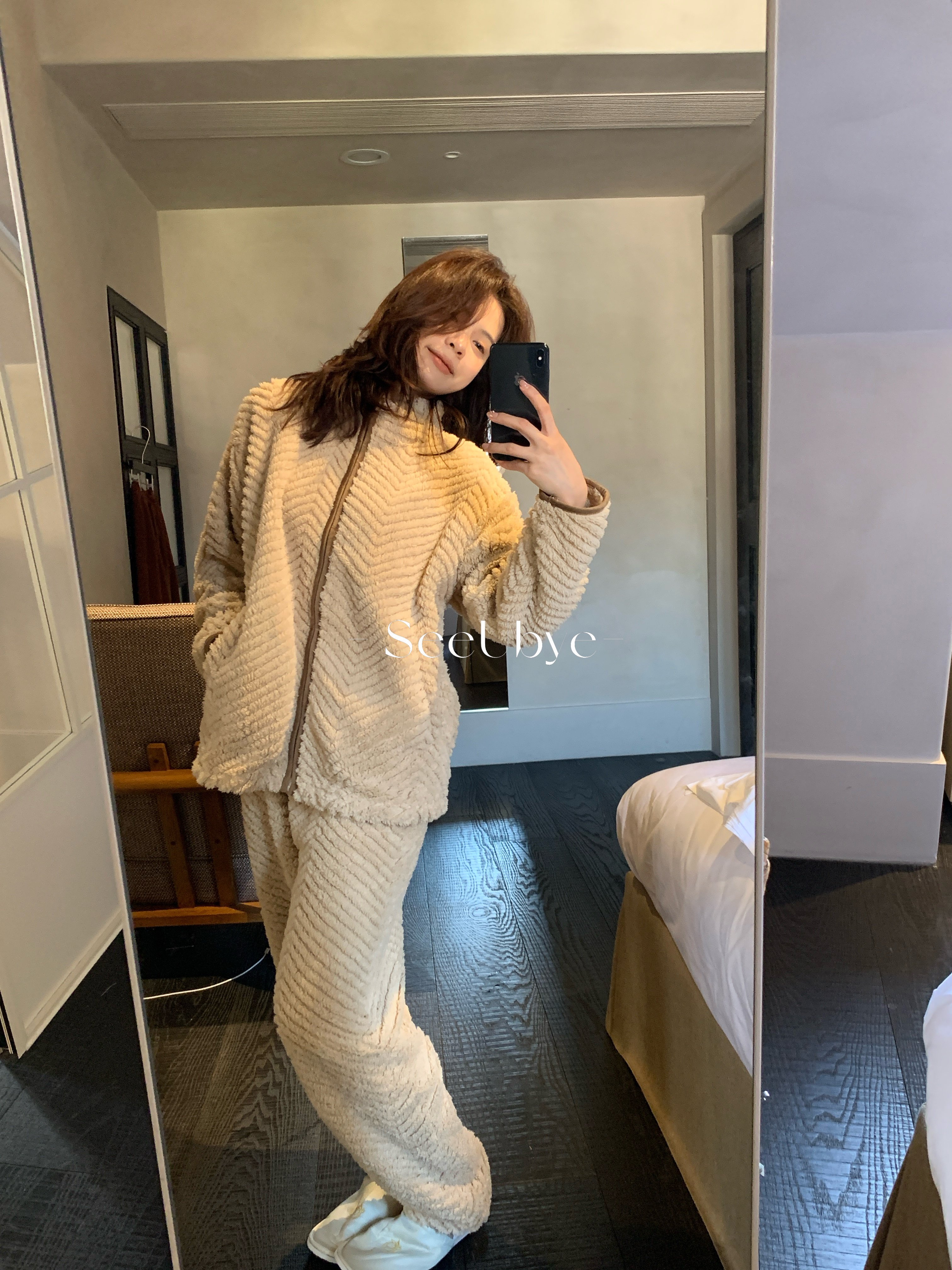 可以外穿｜毛絨絨家居服（蓄熱保暖）