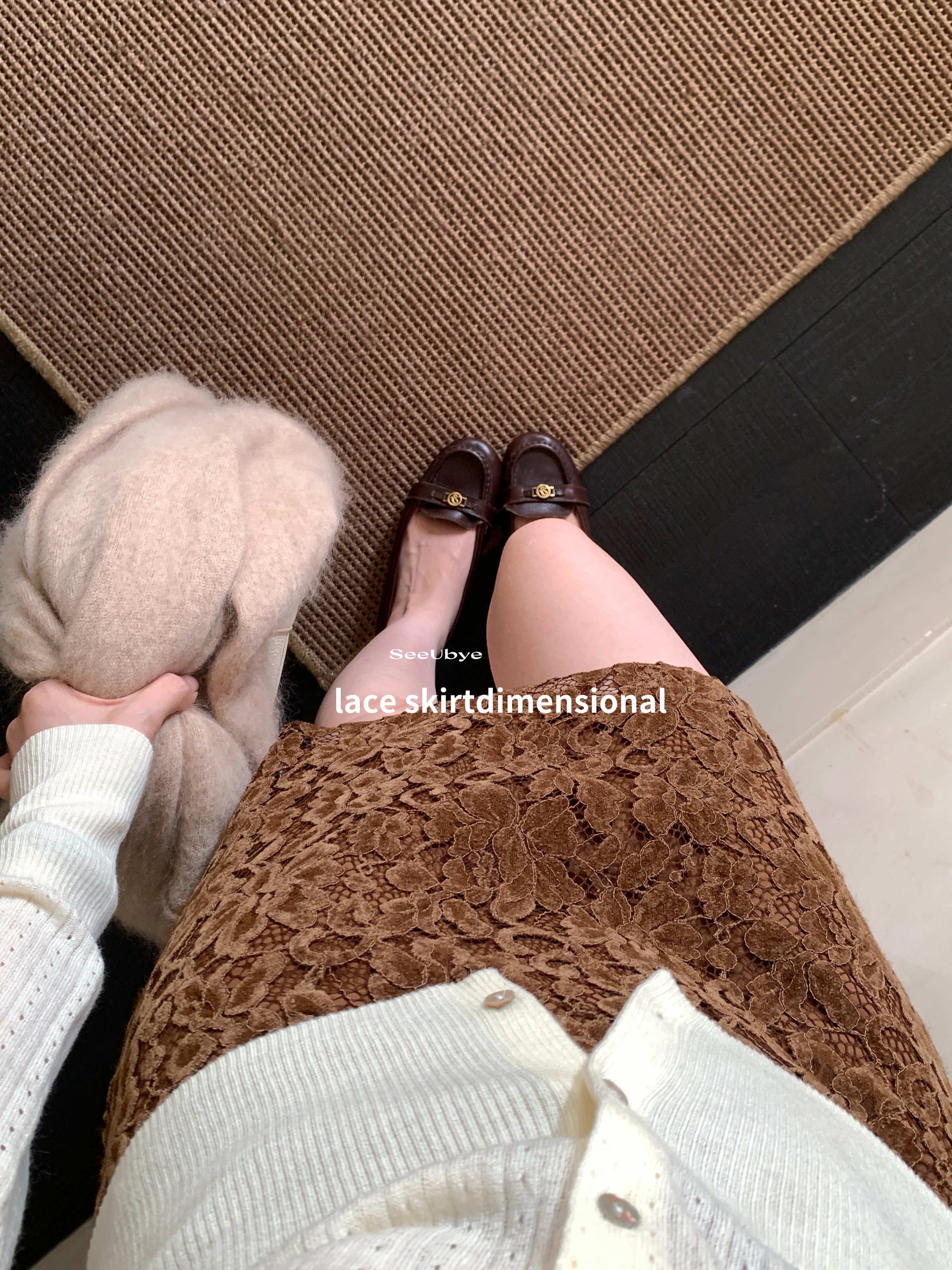 勾花裙（有內襯）