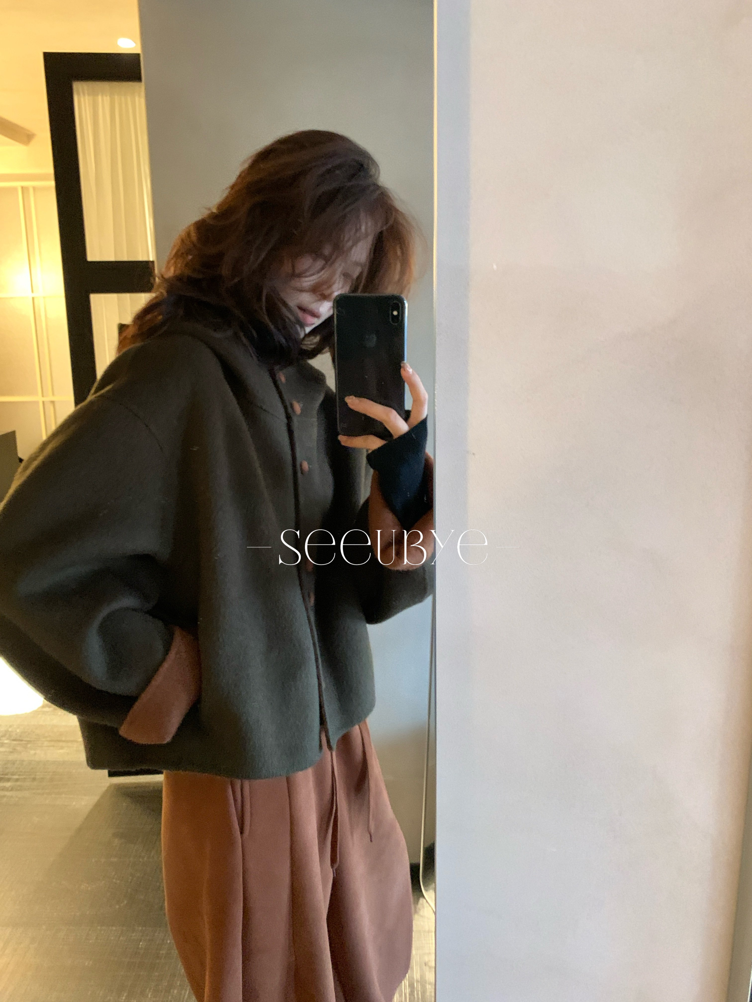 有點國風系列｜雙面羊絨手工大衣