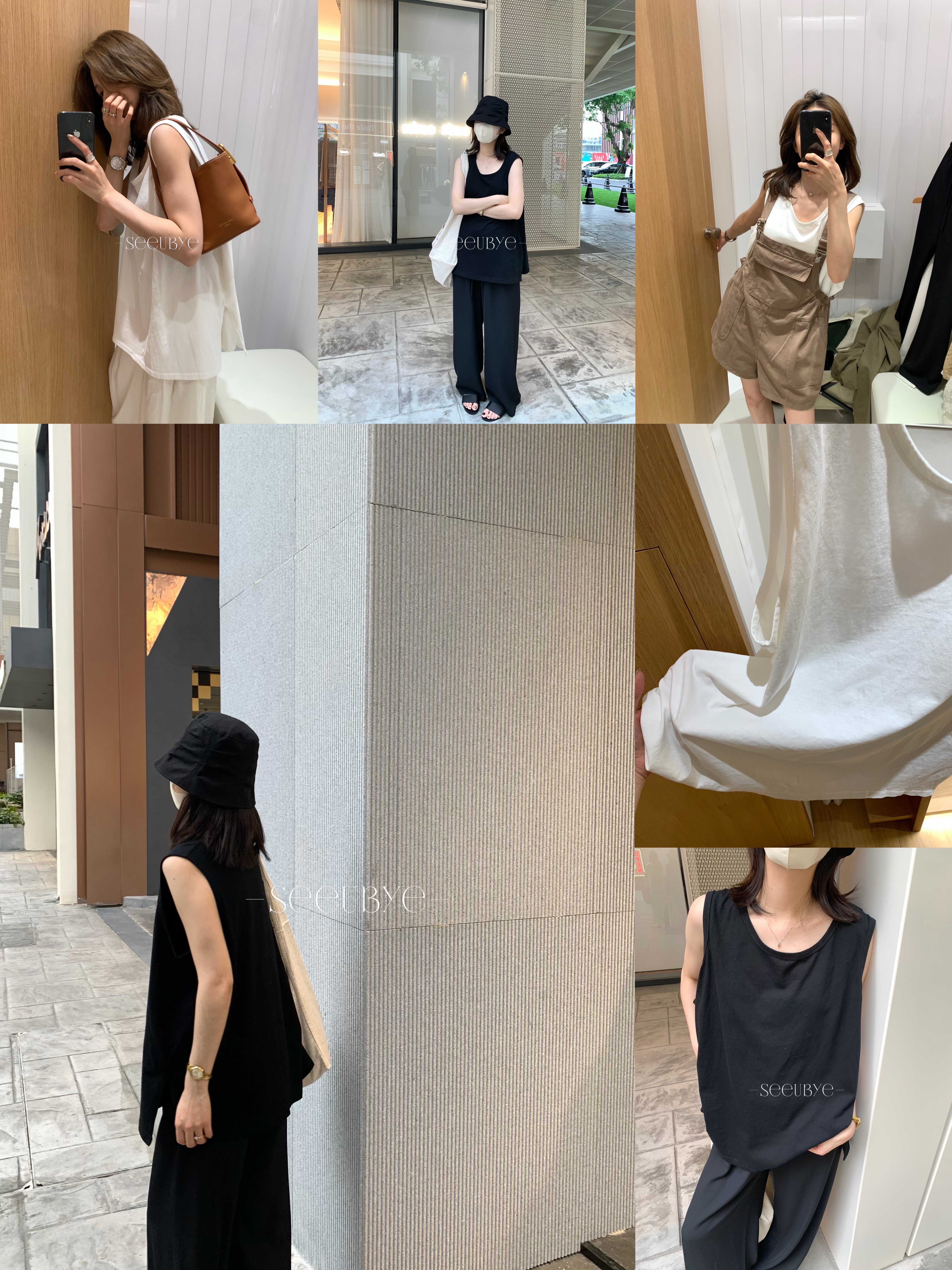 日系oversize 大版背心