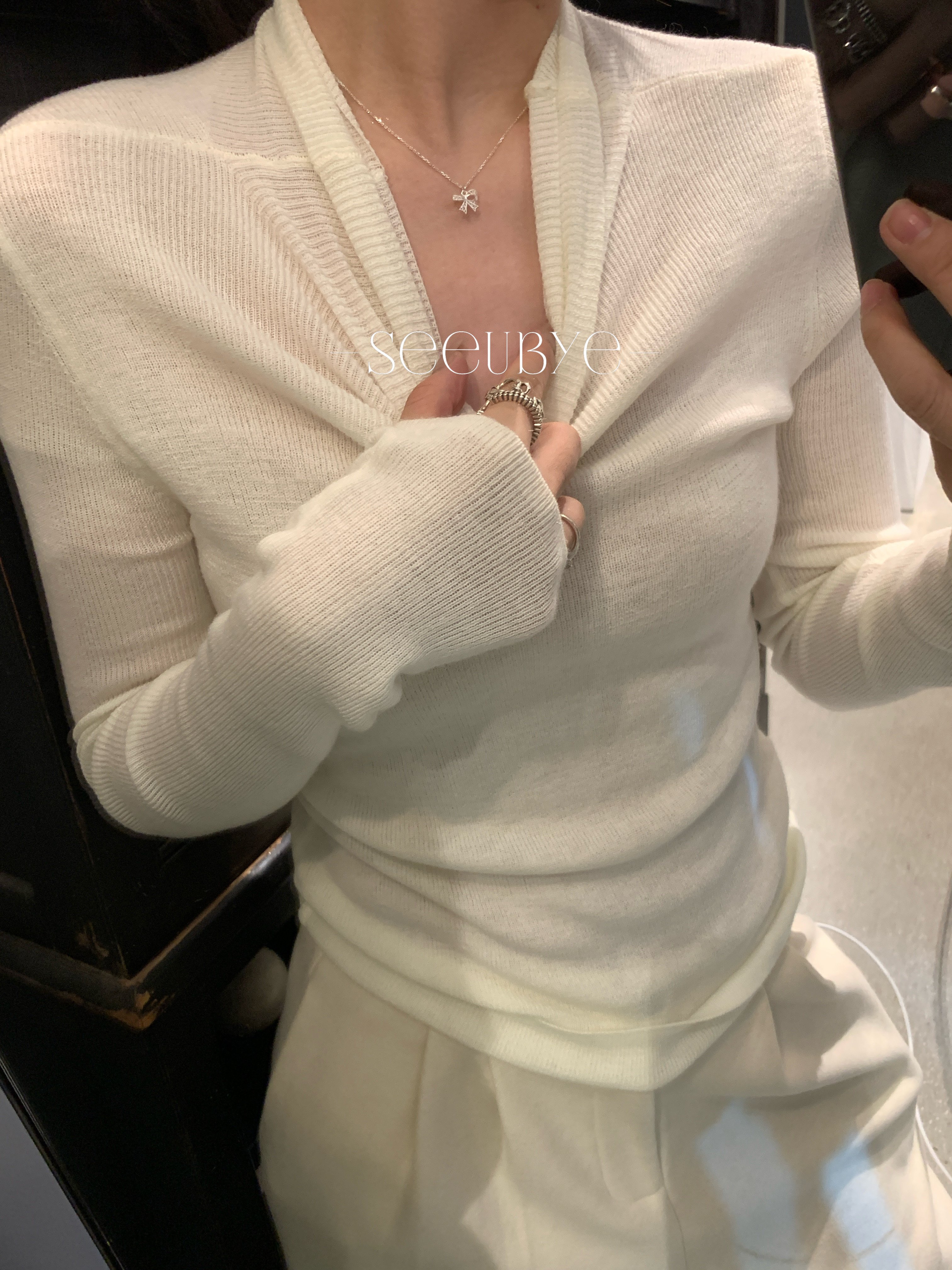 聖誕系列｜蝴蝶modelling純銀項鍊