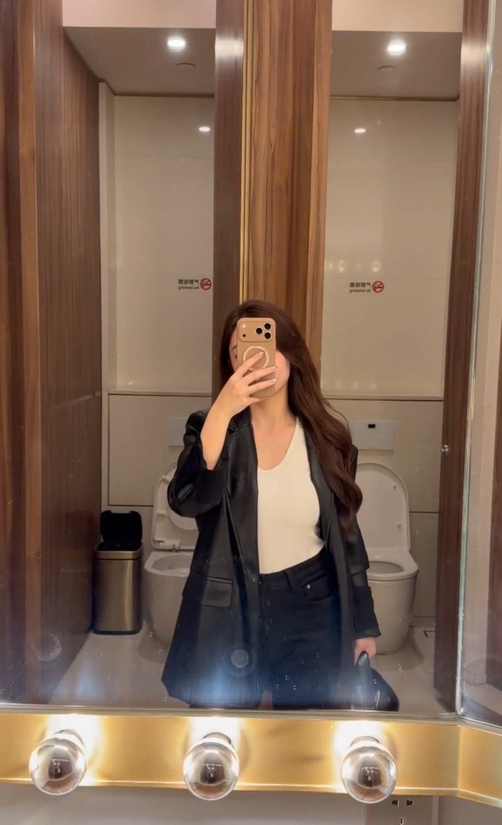 S302 西裝皮革外套