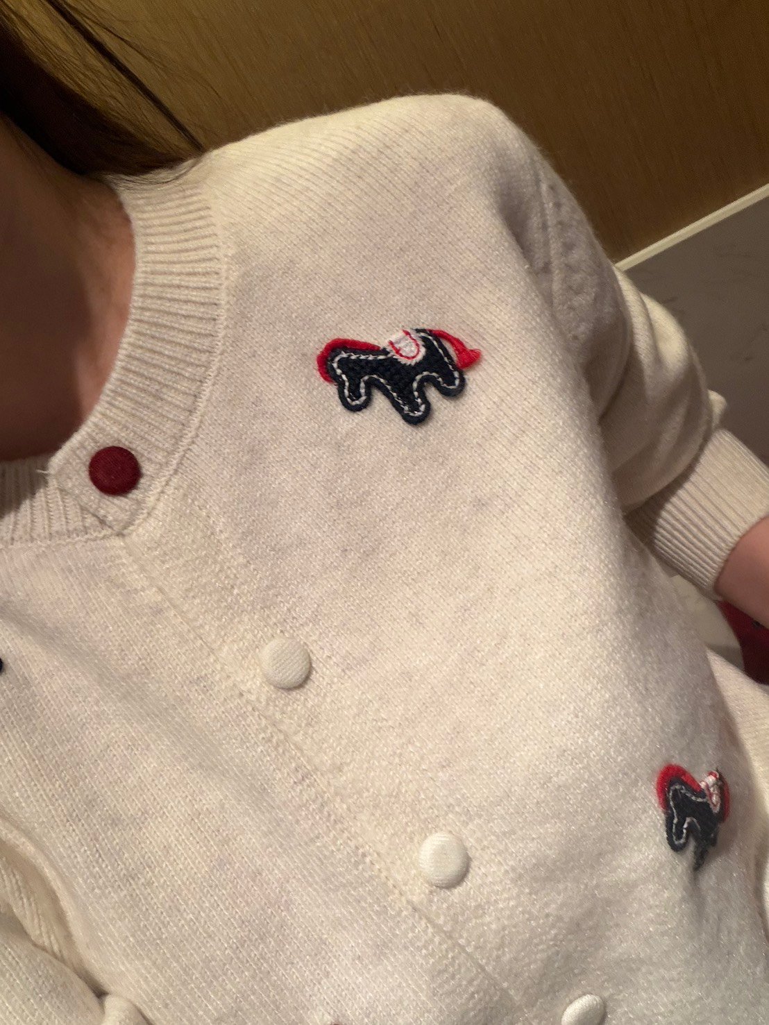 S258 小馬散步開襟衫