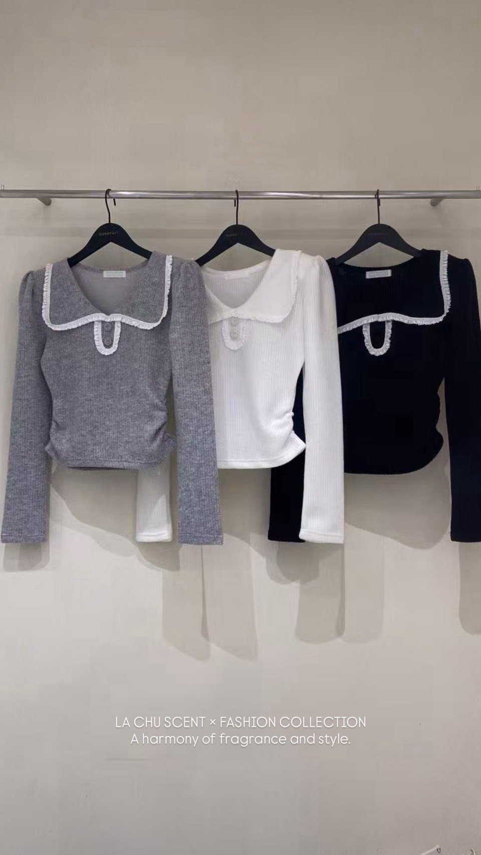 O13 正韓學院風針織上衣