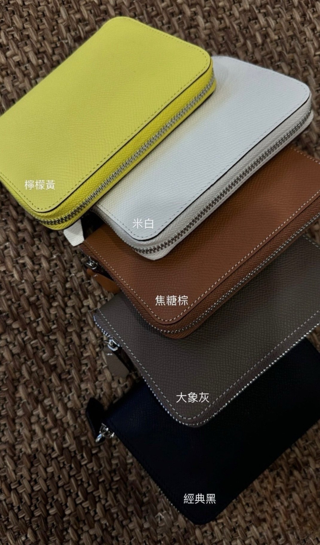 L112 霧感牛皮革短夾