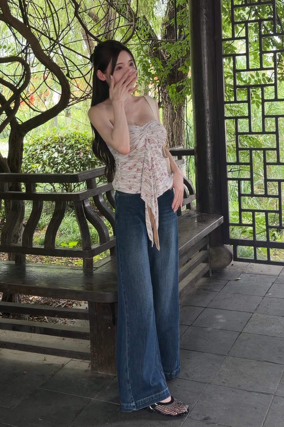 N68 復古靛藍色彈力牛仔褲