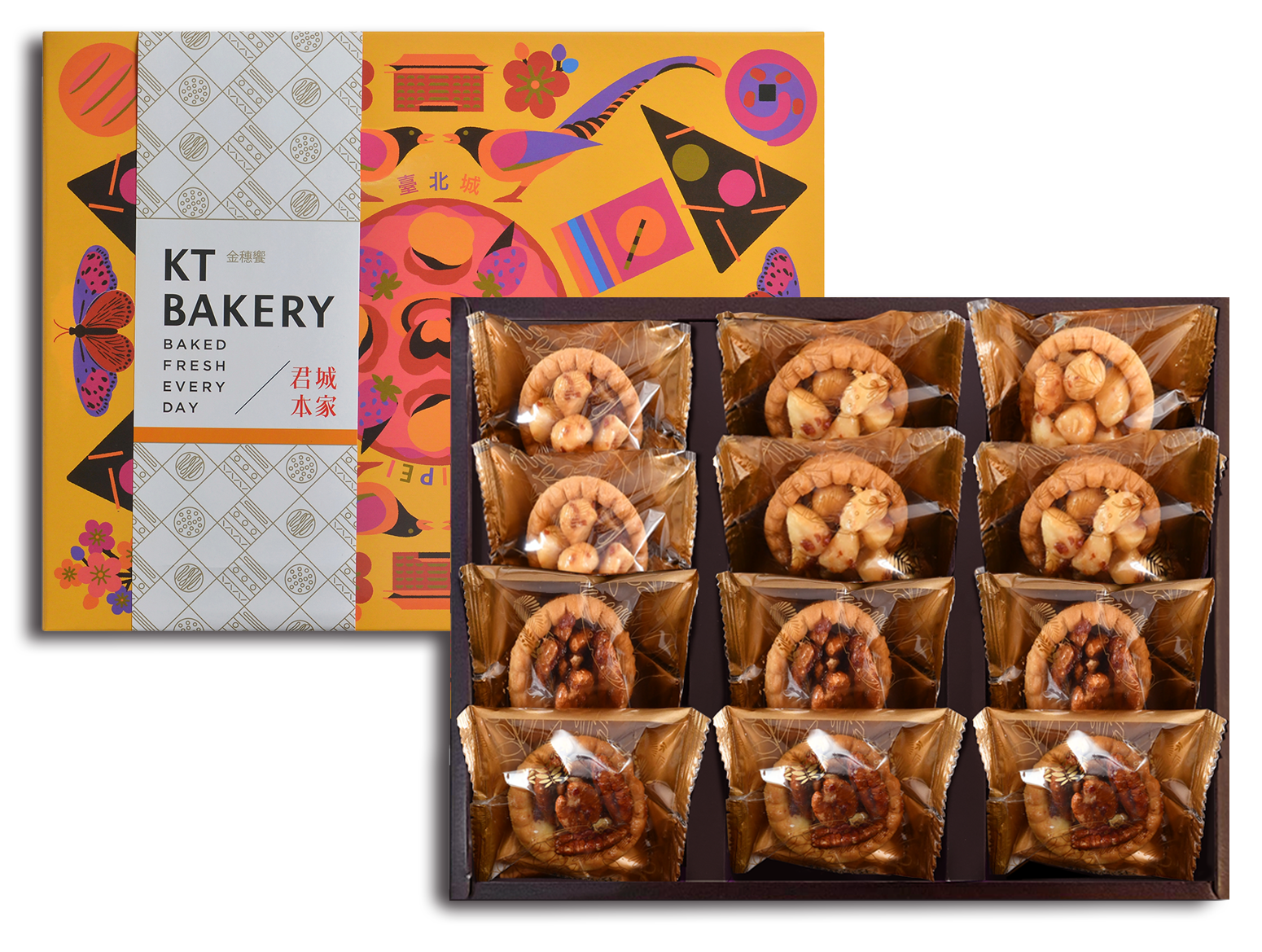 綜合堅果塔禮盒12入