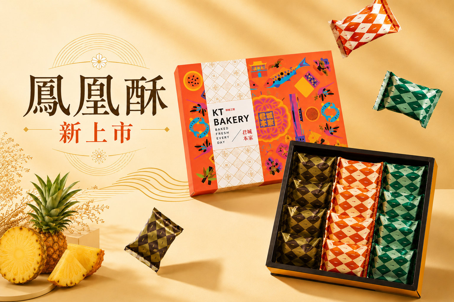 綜合鳳梨酥禮盒12入