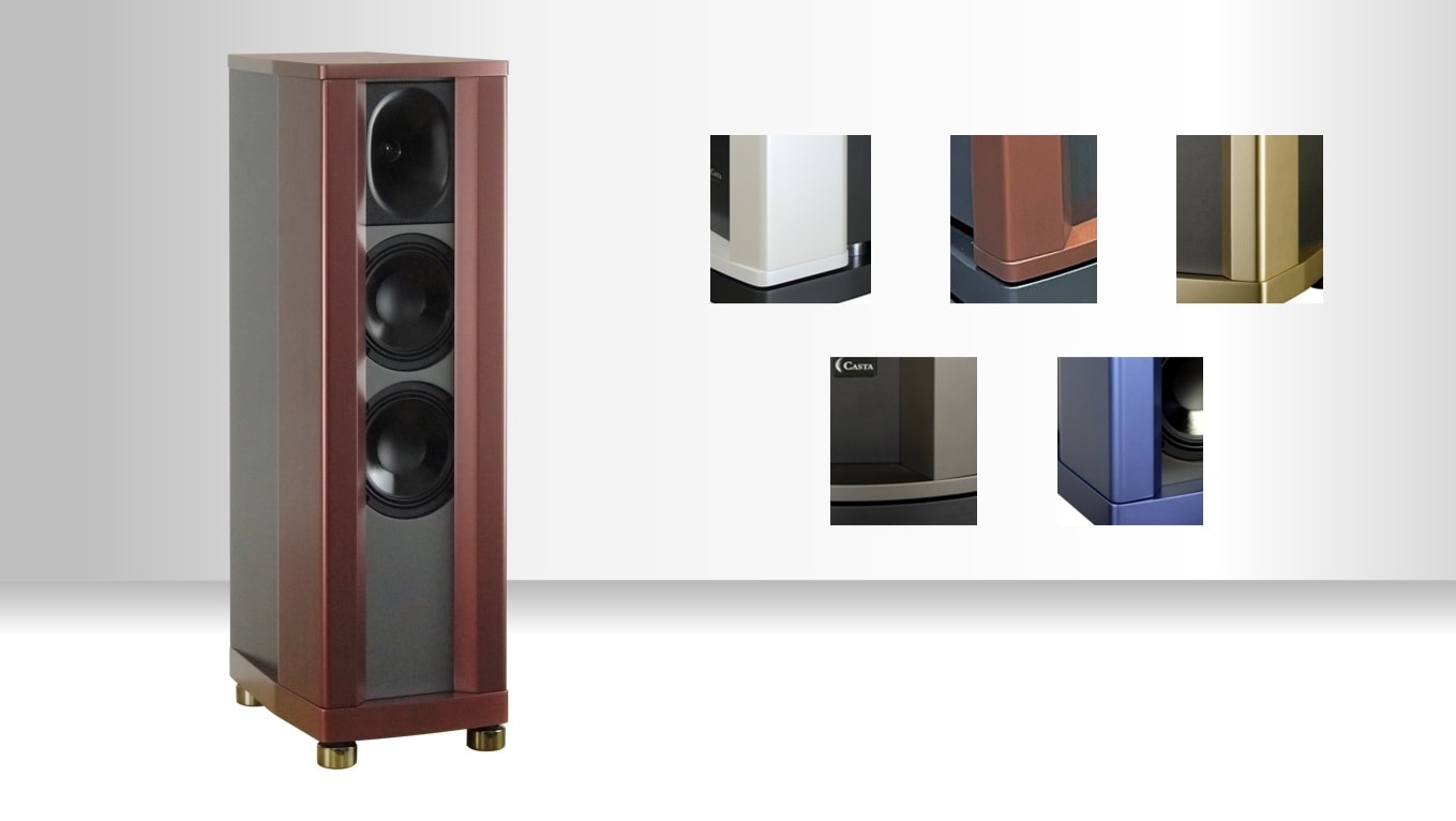 Casta Acoustics Europa 二音路落地號角喇叭 （白色）