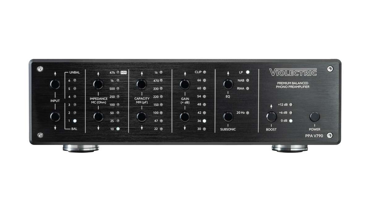 VIOLECTRIC PPA V790 平衡式六組可調唱頭放大機 VIOLECTRIC PPA V790 平衡式六組可調唱頭放大機