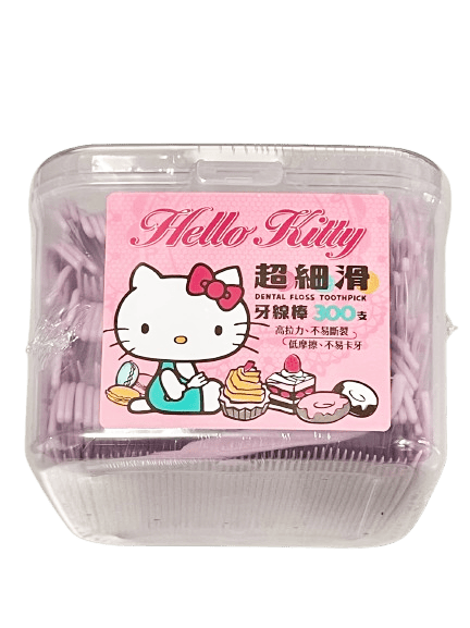 Hello Kitty 超細滑牙線棒 300入