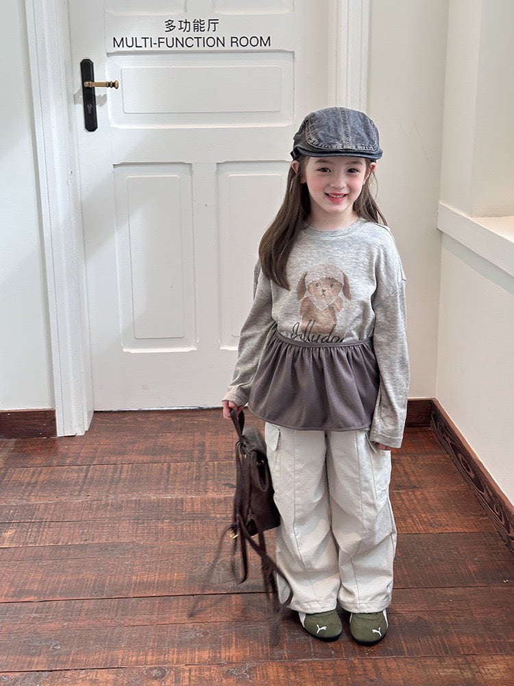 秋季水洗棉縮口工裝褲