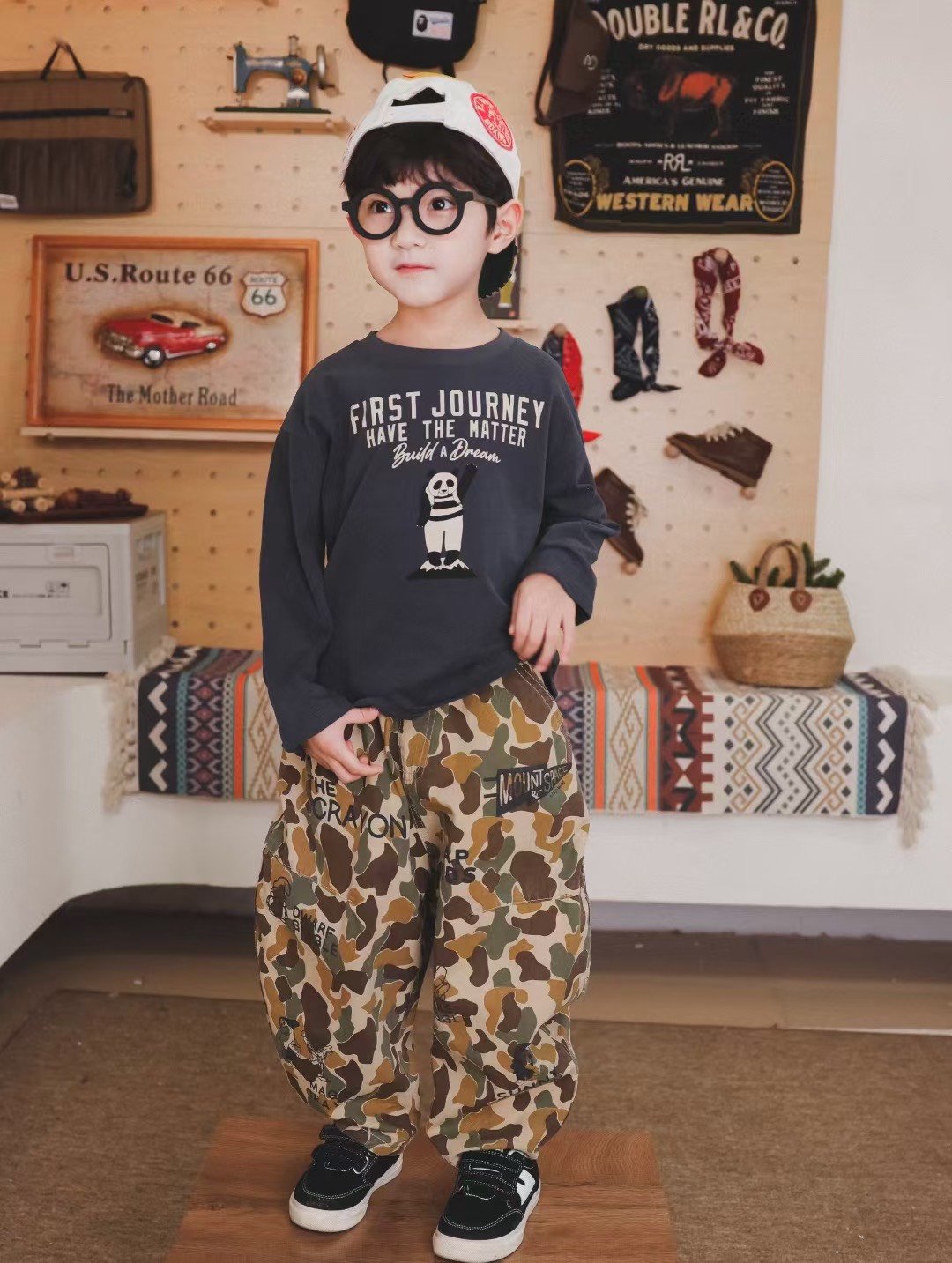 秋季日系蘿蔔百搭褲