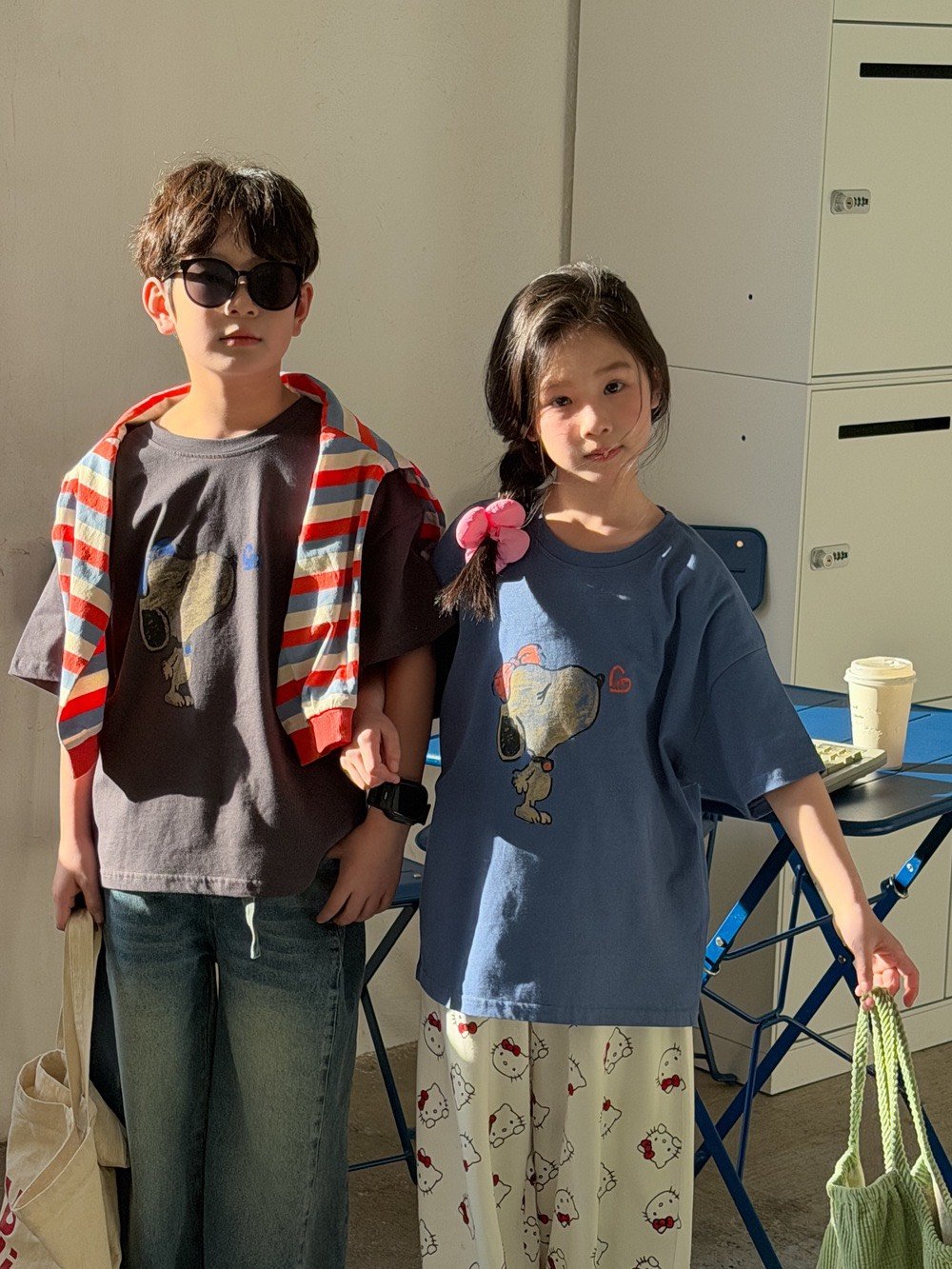 韓系愛心小狗寬鬆上衣