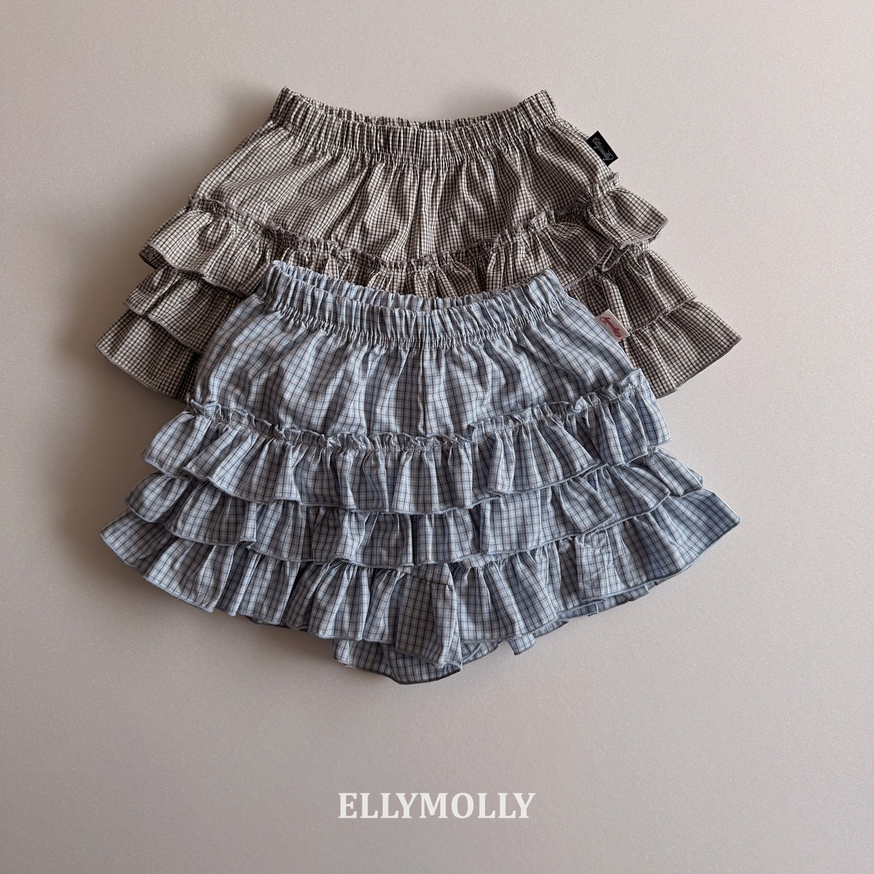 040767蛋糕格子褲(兩色)