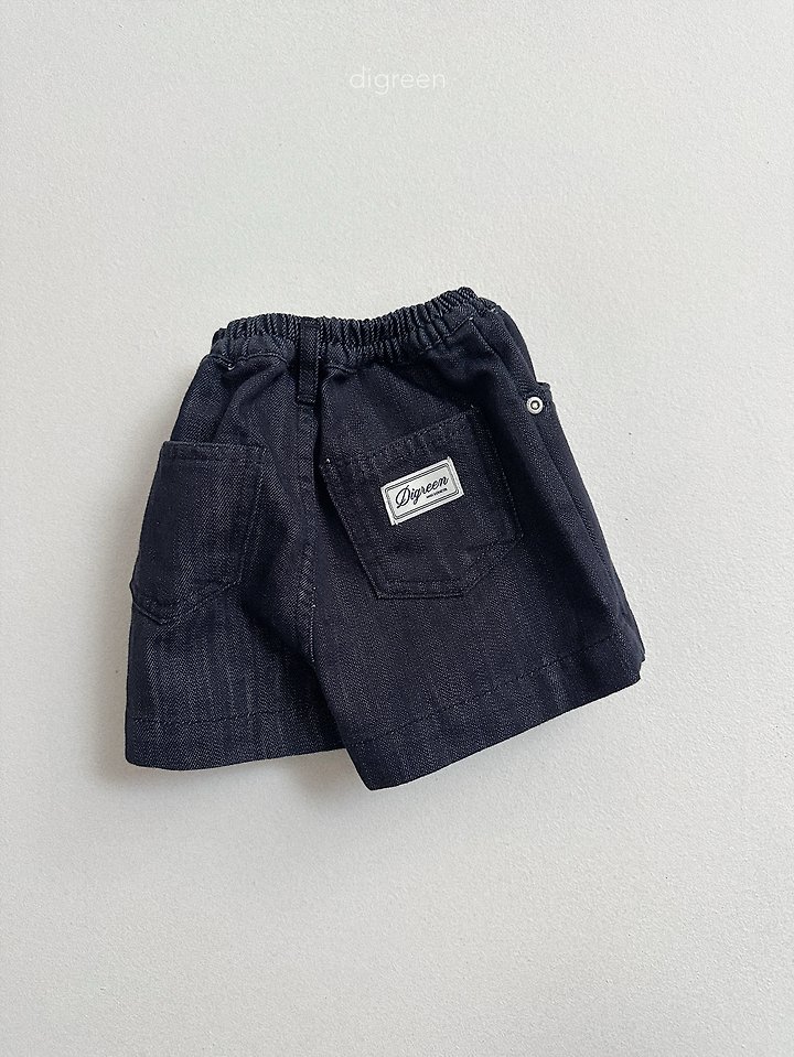 042537黑藍牛仔短褲