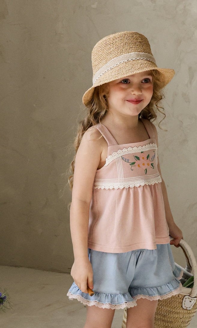 032303刺繡花上衣(粉)