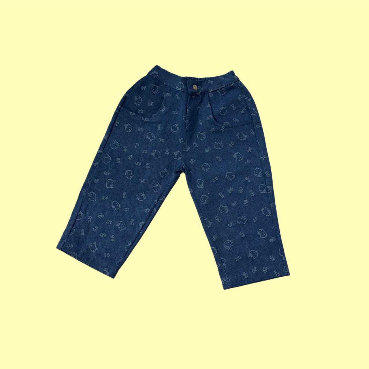 53029圖樣牛仔褲