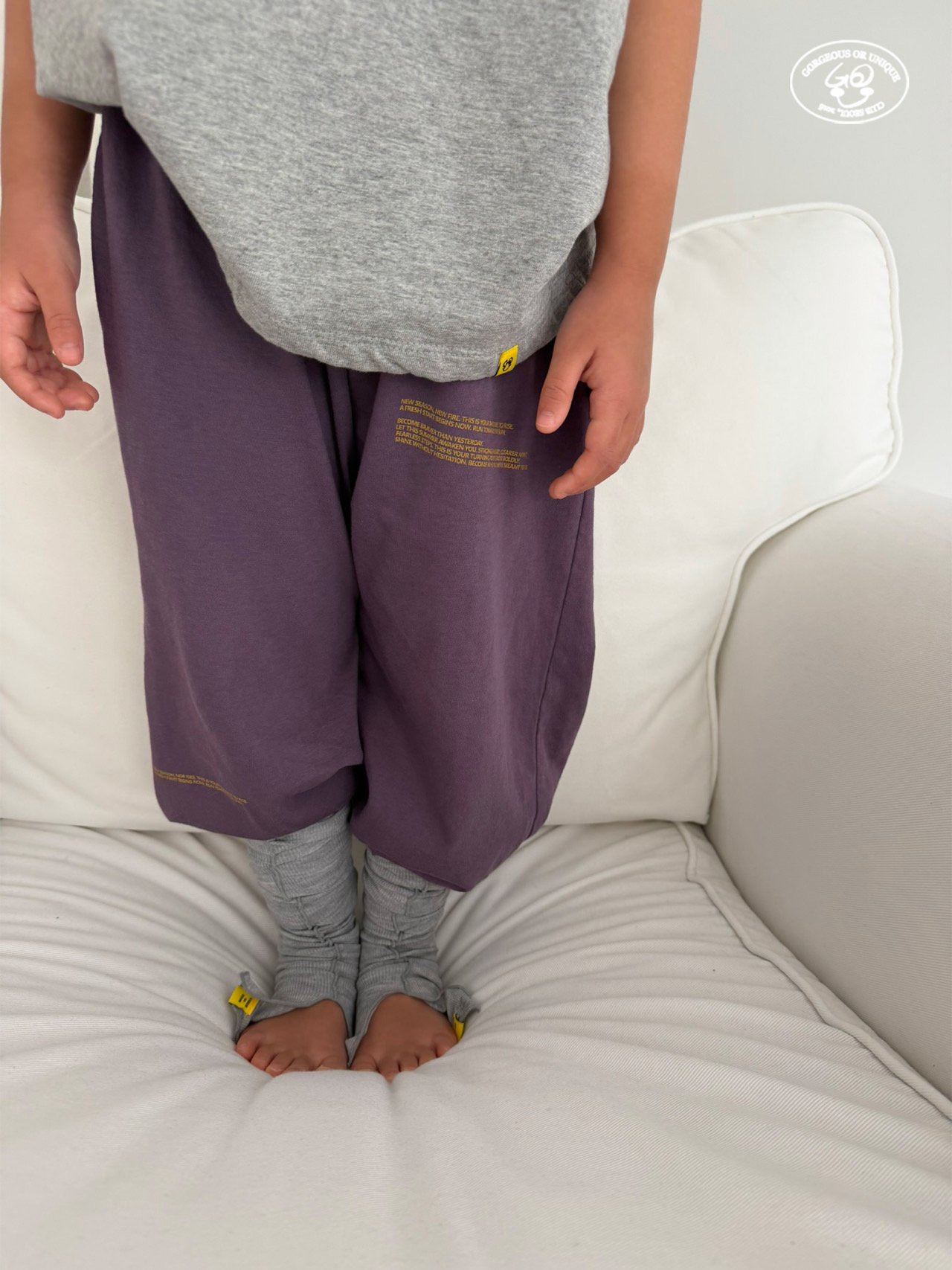 041620親子英文束口褲(三色)