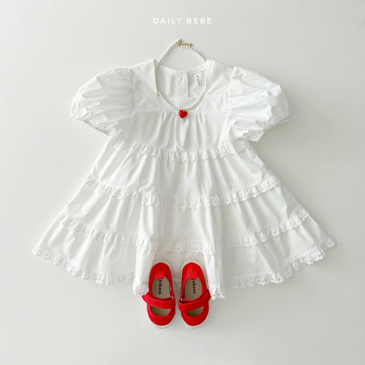 042523夏日花邊連身裙(兩色)