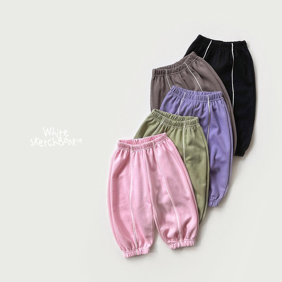 42917線條束口褲(五色)