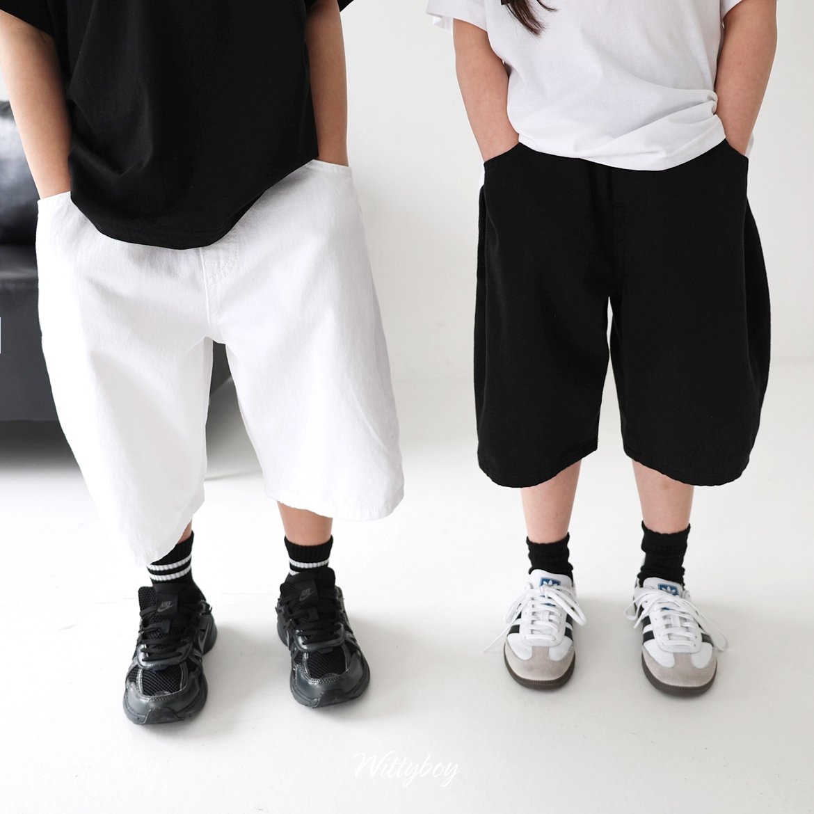 050948黑白短褲(兩色) 050948黑白短褲(兩色)