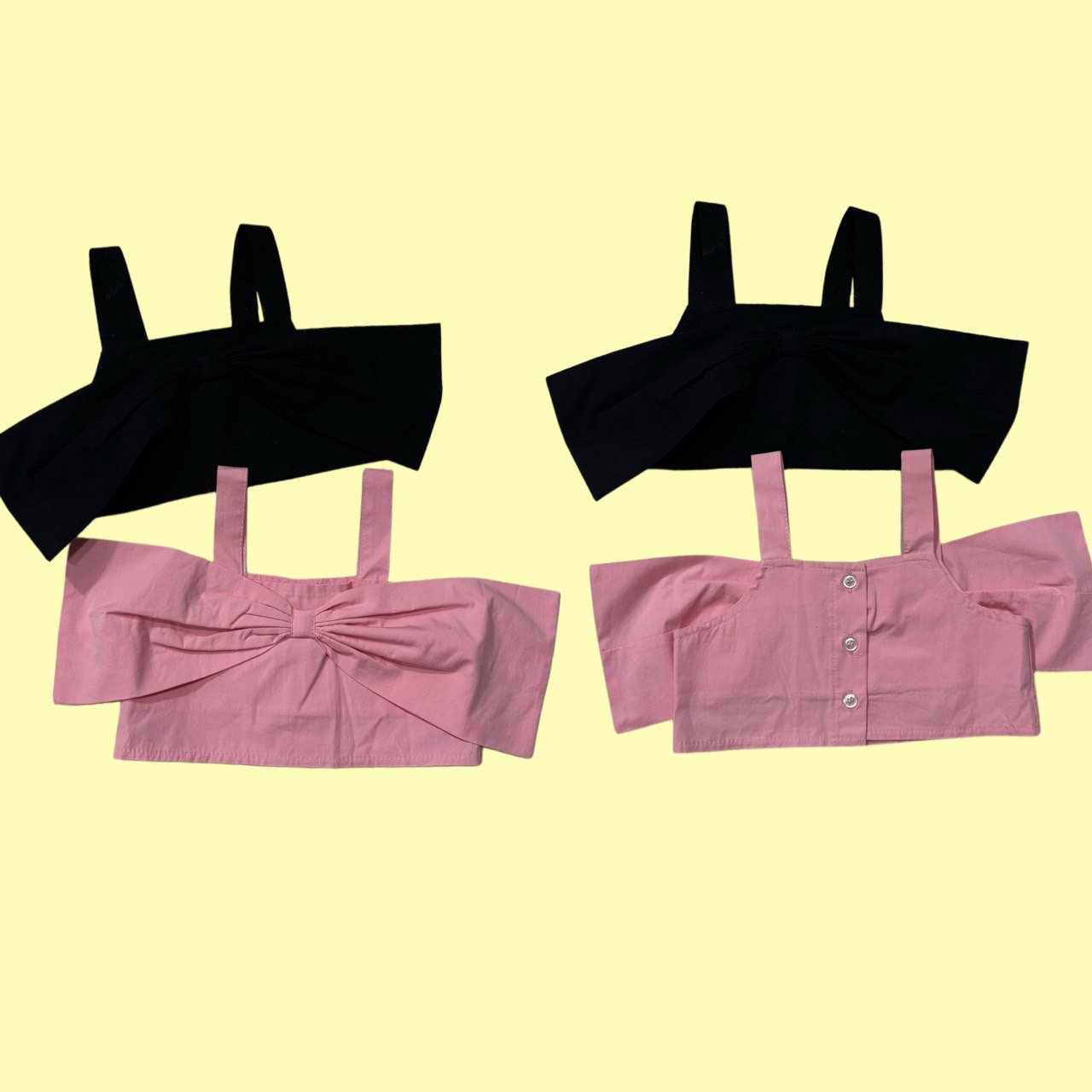 53024外搭造型蝴蝶結背心(兩色)