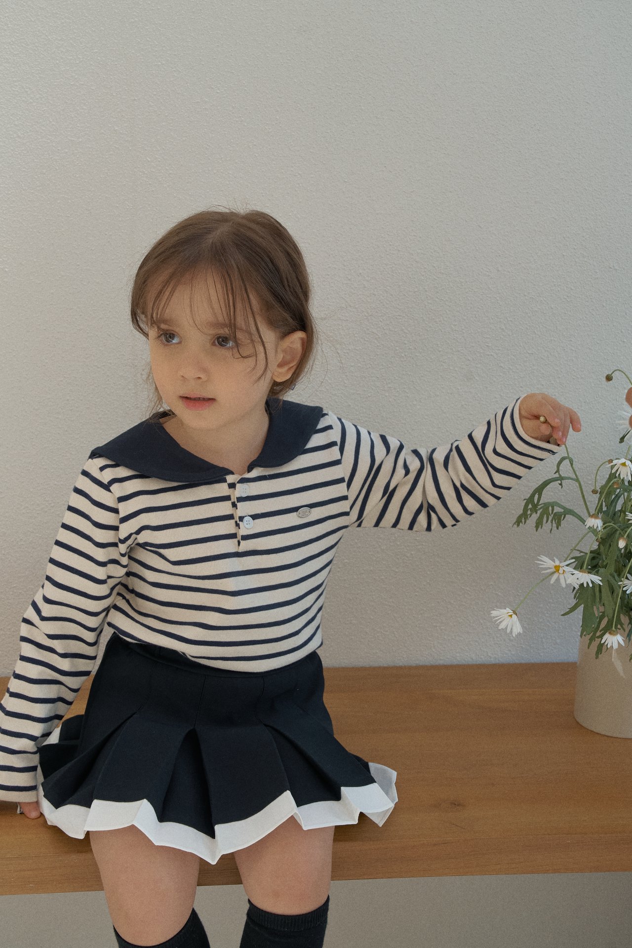 25403海軍藍短裙