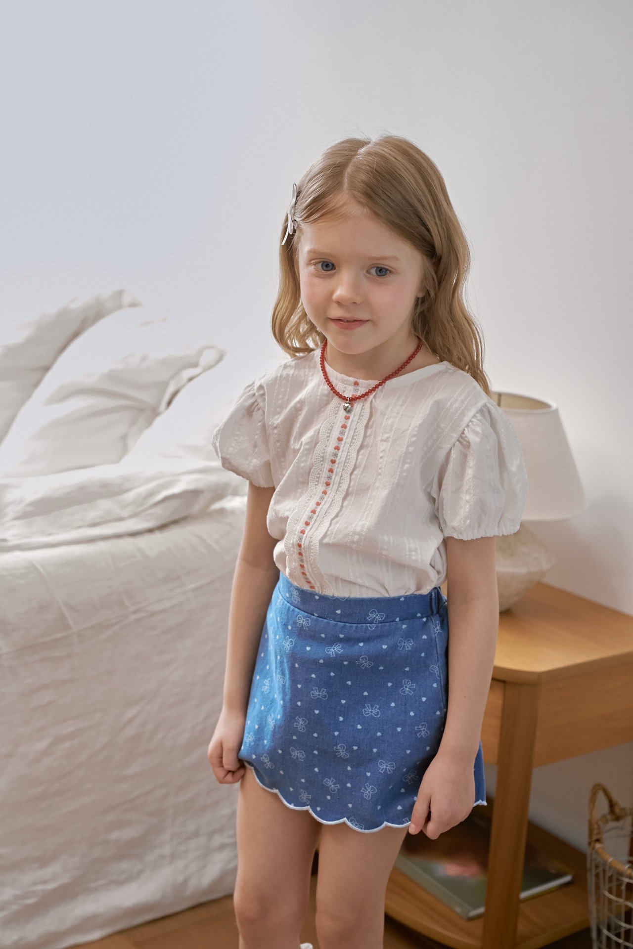 042242蝴蝶結牛仔裙