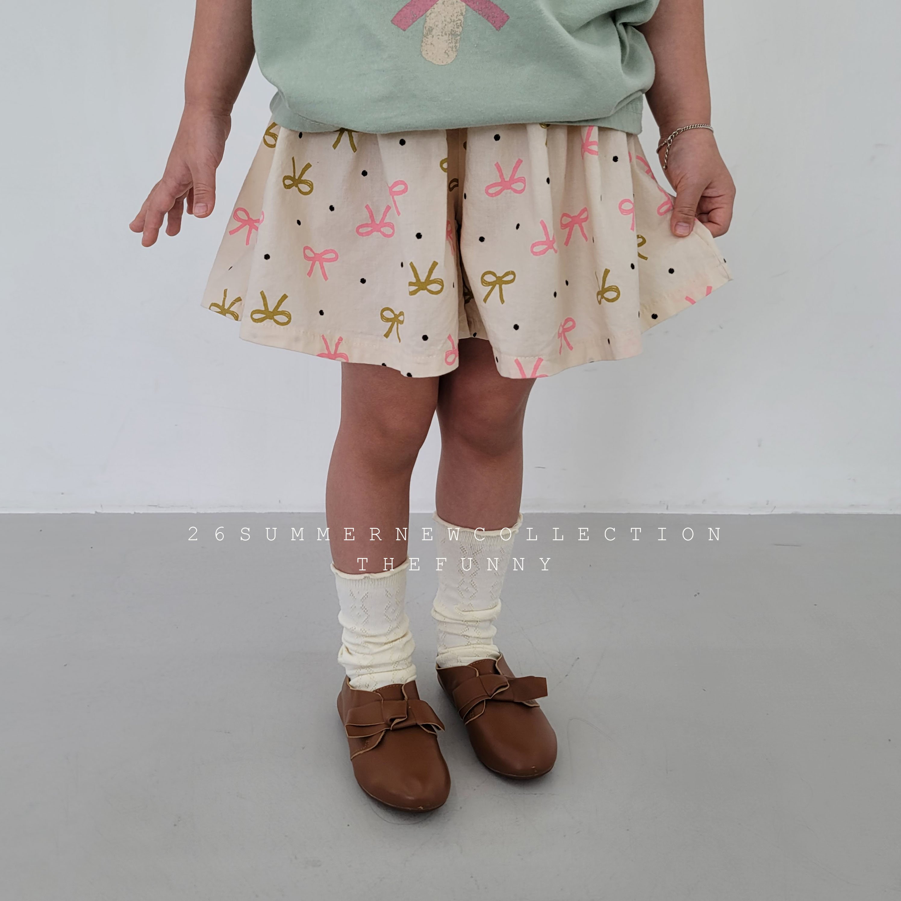 042435蝴蝶結褲裙(兩色)