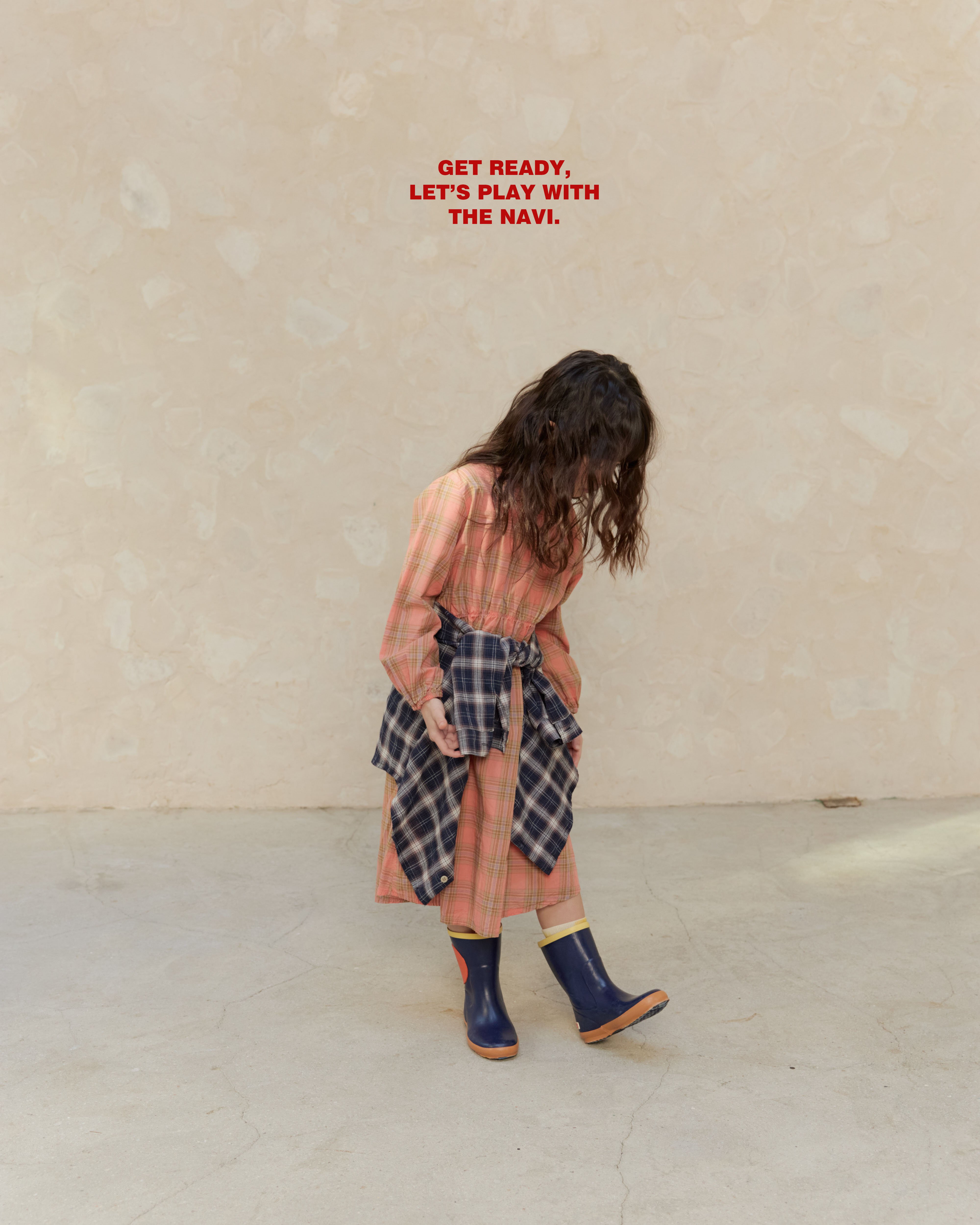 30022格子連身裙B