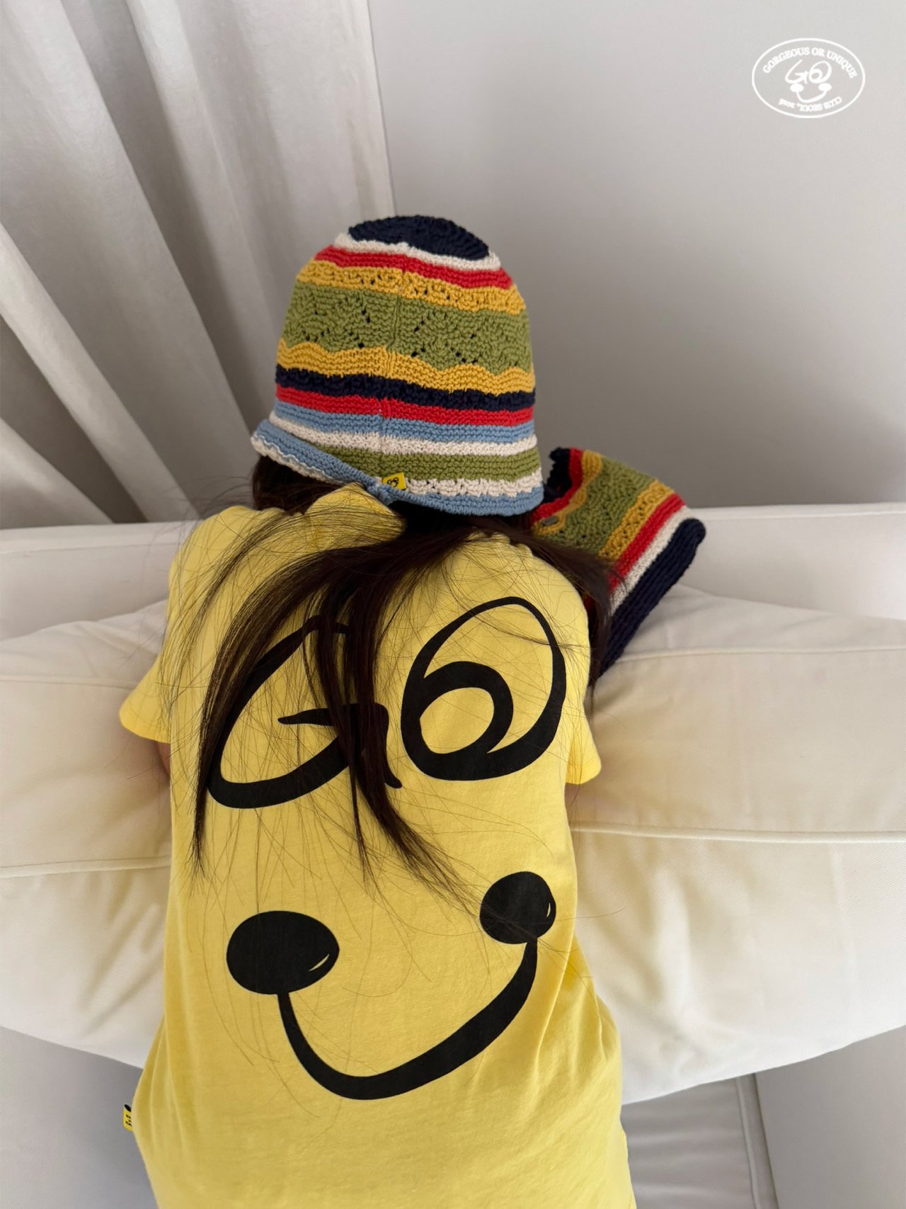 041658彩色條紋帽