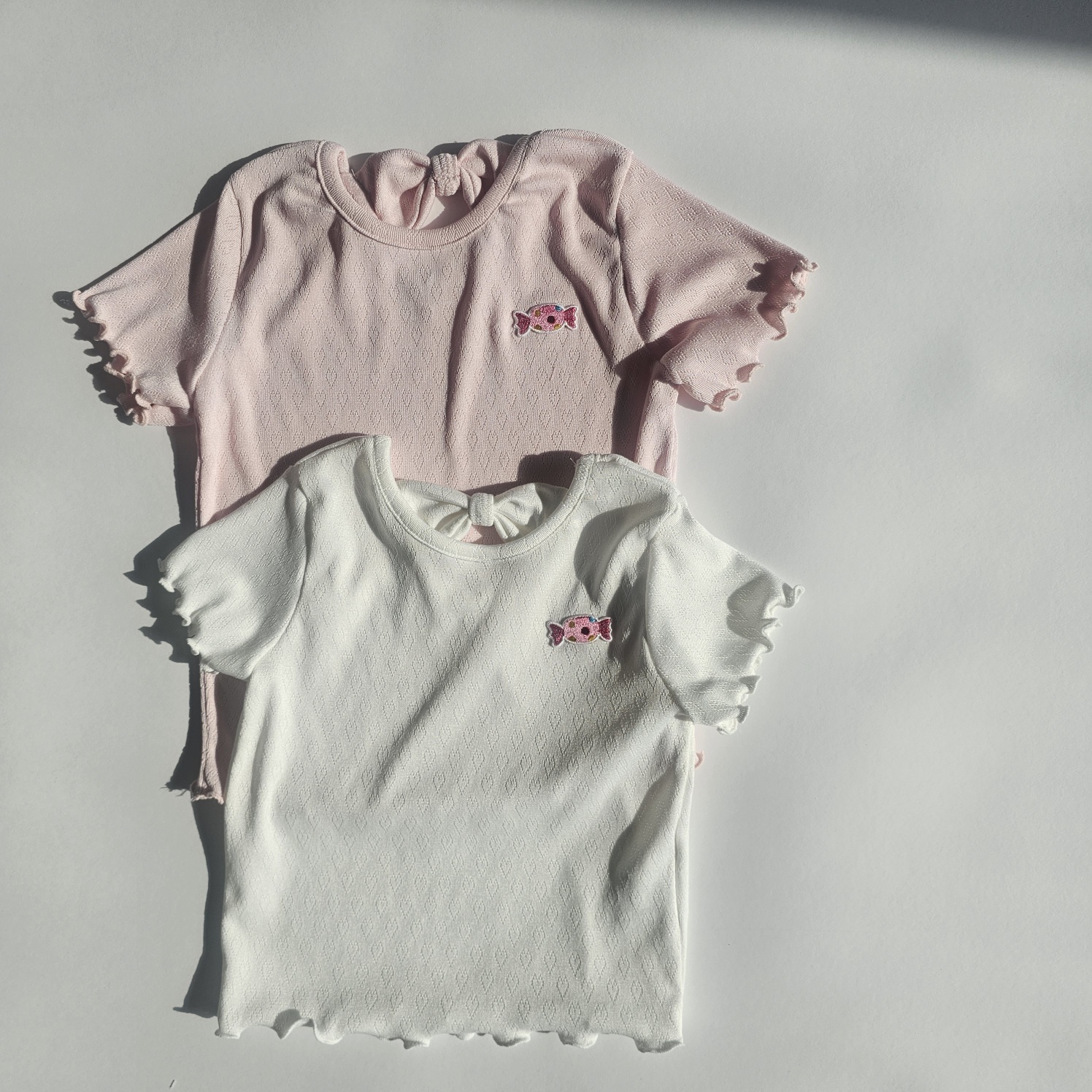 031720捲邊糖果上衣(兩色)