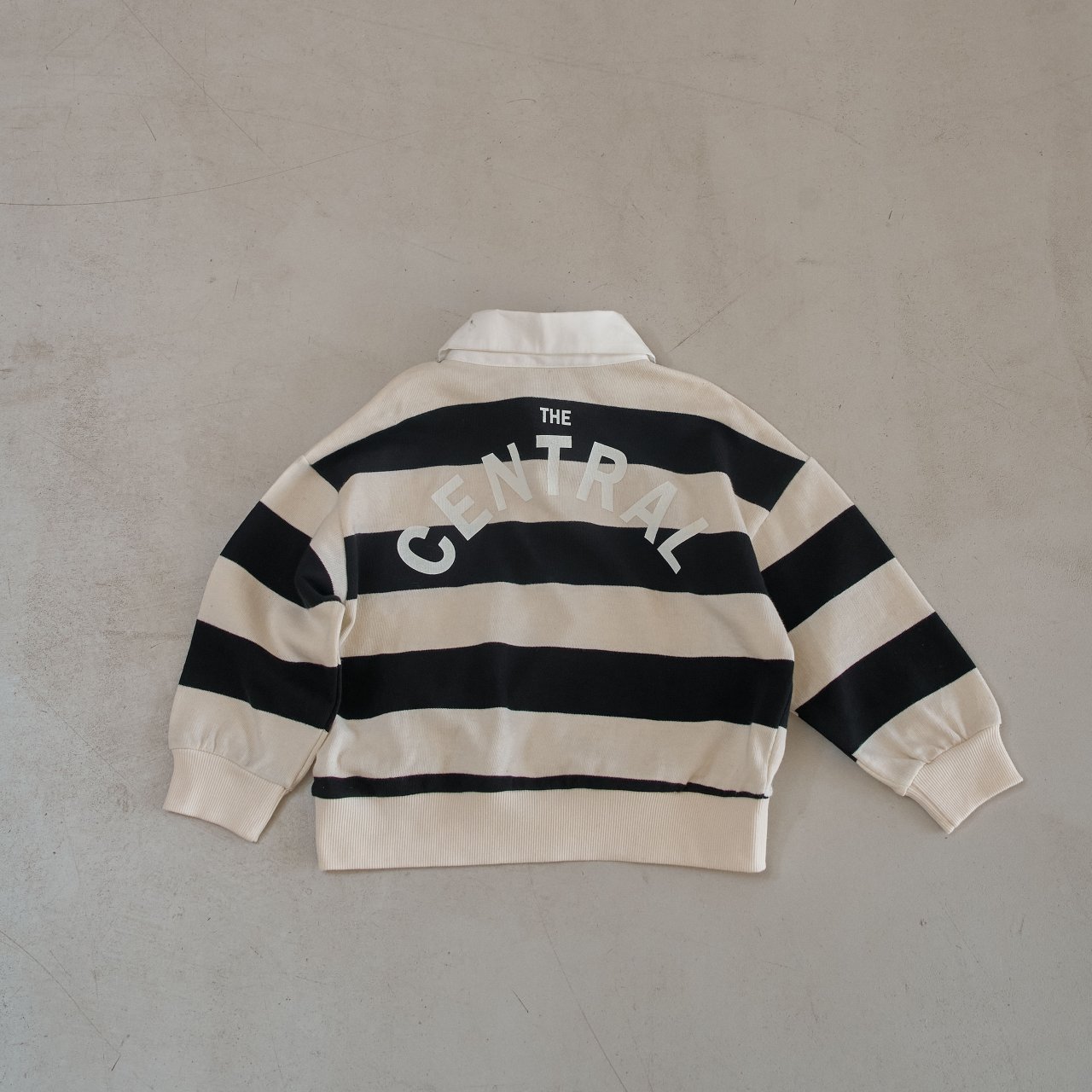 25425翻領條紋上衣