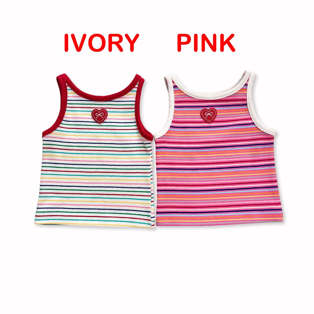 041415愛心條紋背心(兩色)