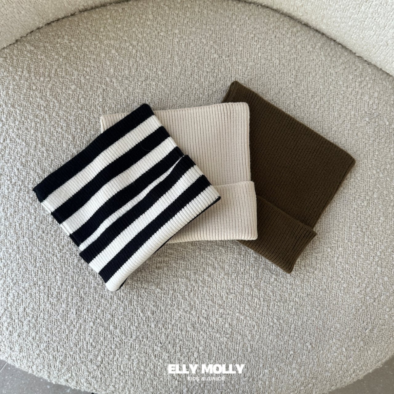 EllyMolly76針織帽(三色)