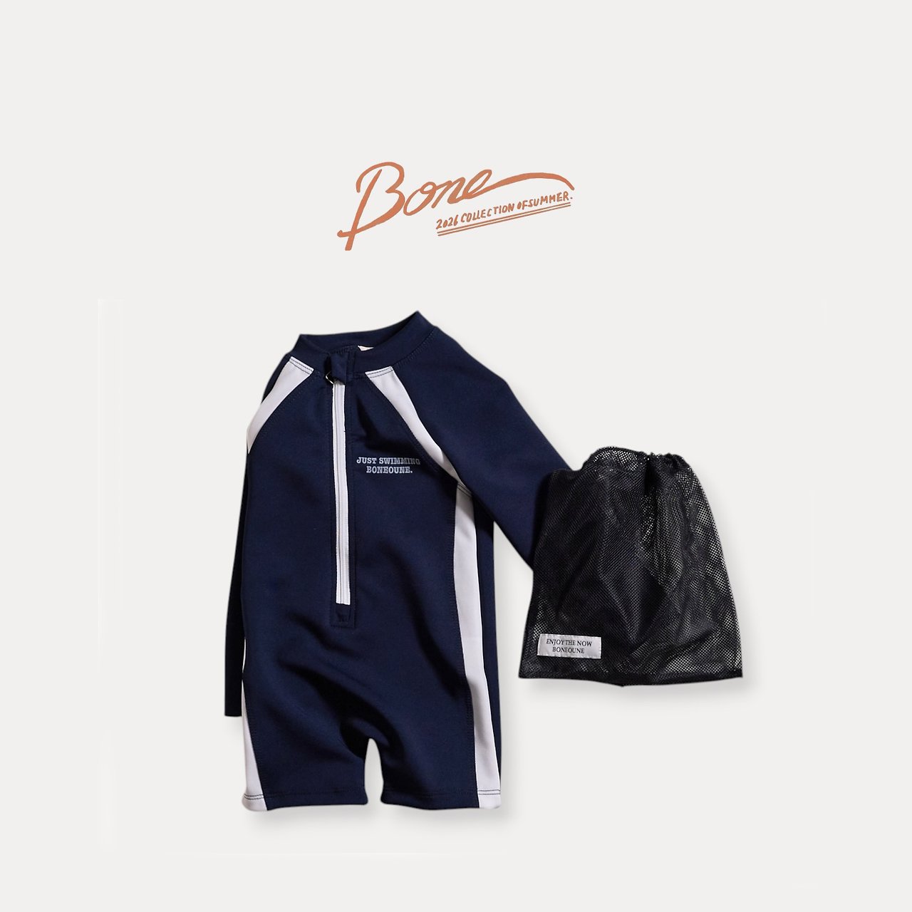 041765深藍連身泳裝