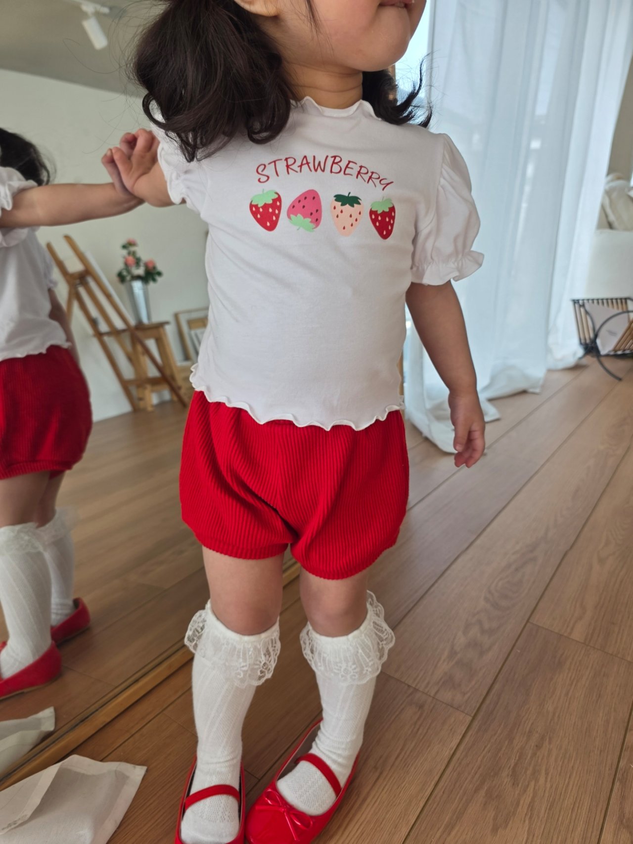 032601草莓上衣(兩色)