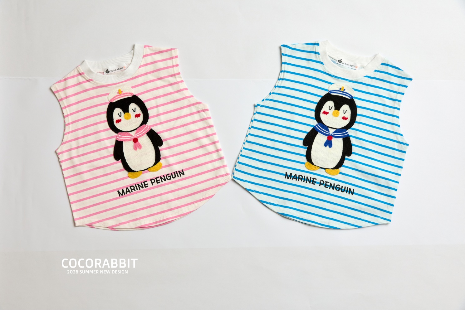 041342條紋企鵝背心(兩色)