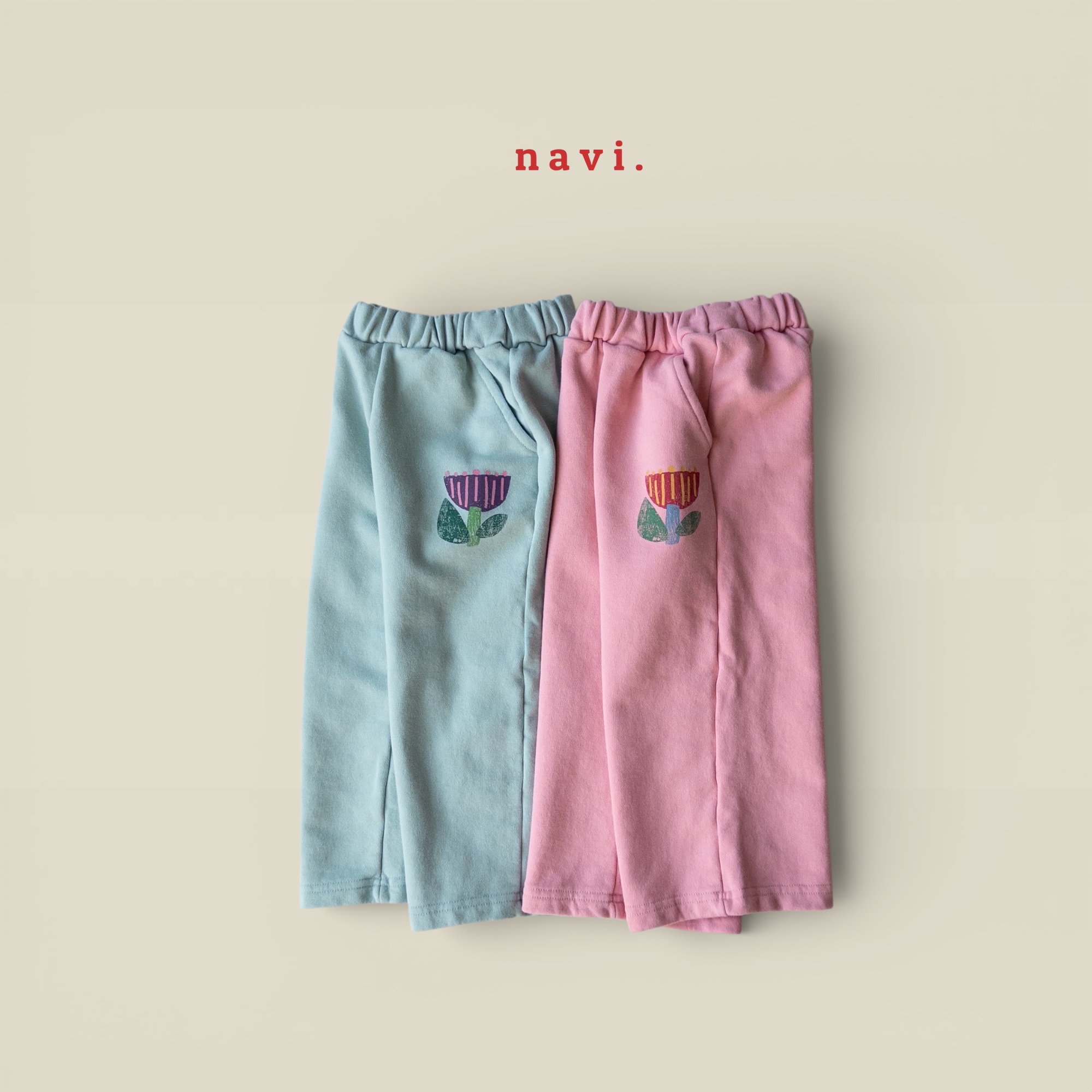 30031花休閒褲(兩色)